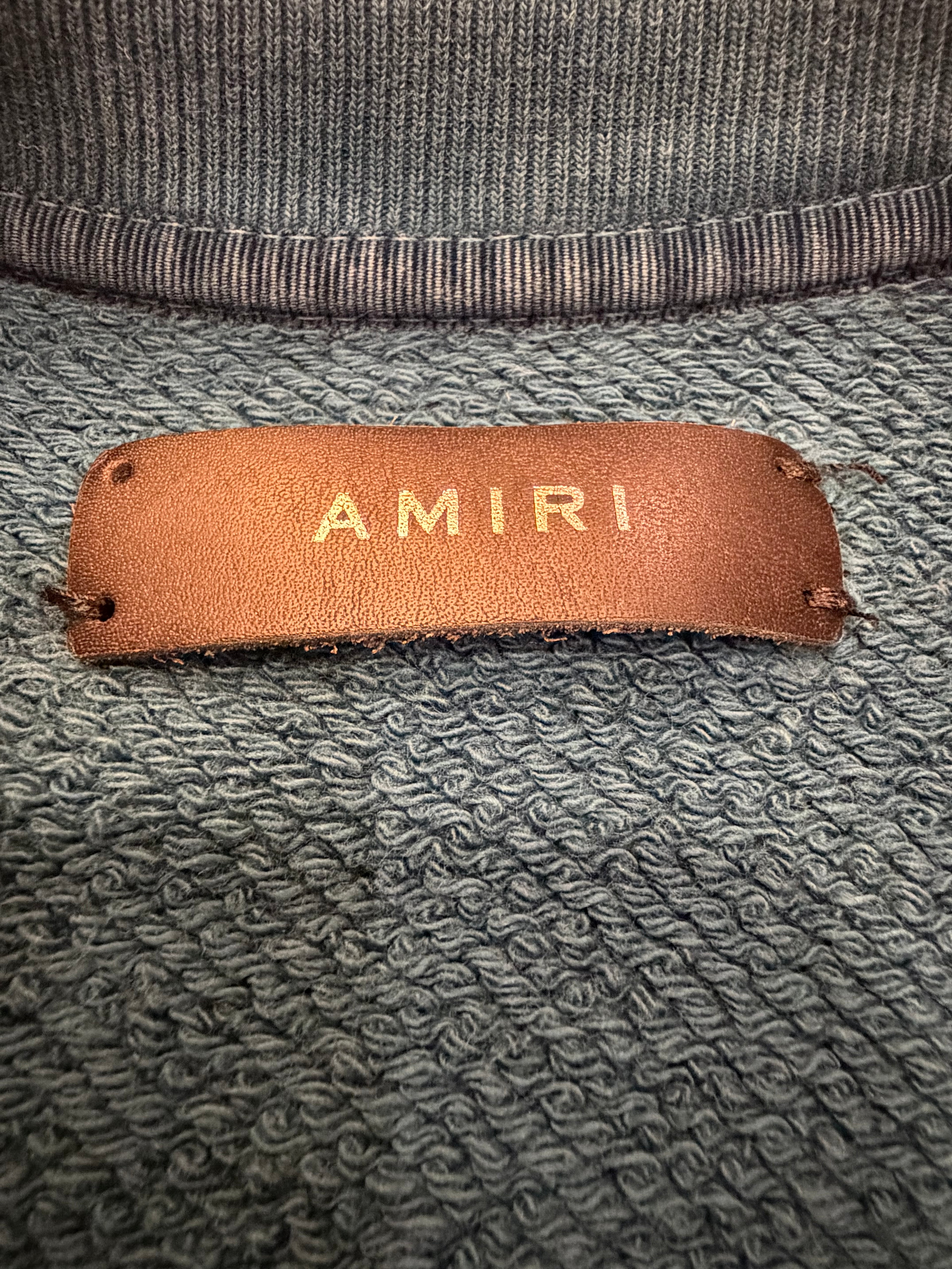 Amiri Giveaway Crewneck Teal