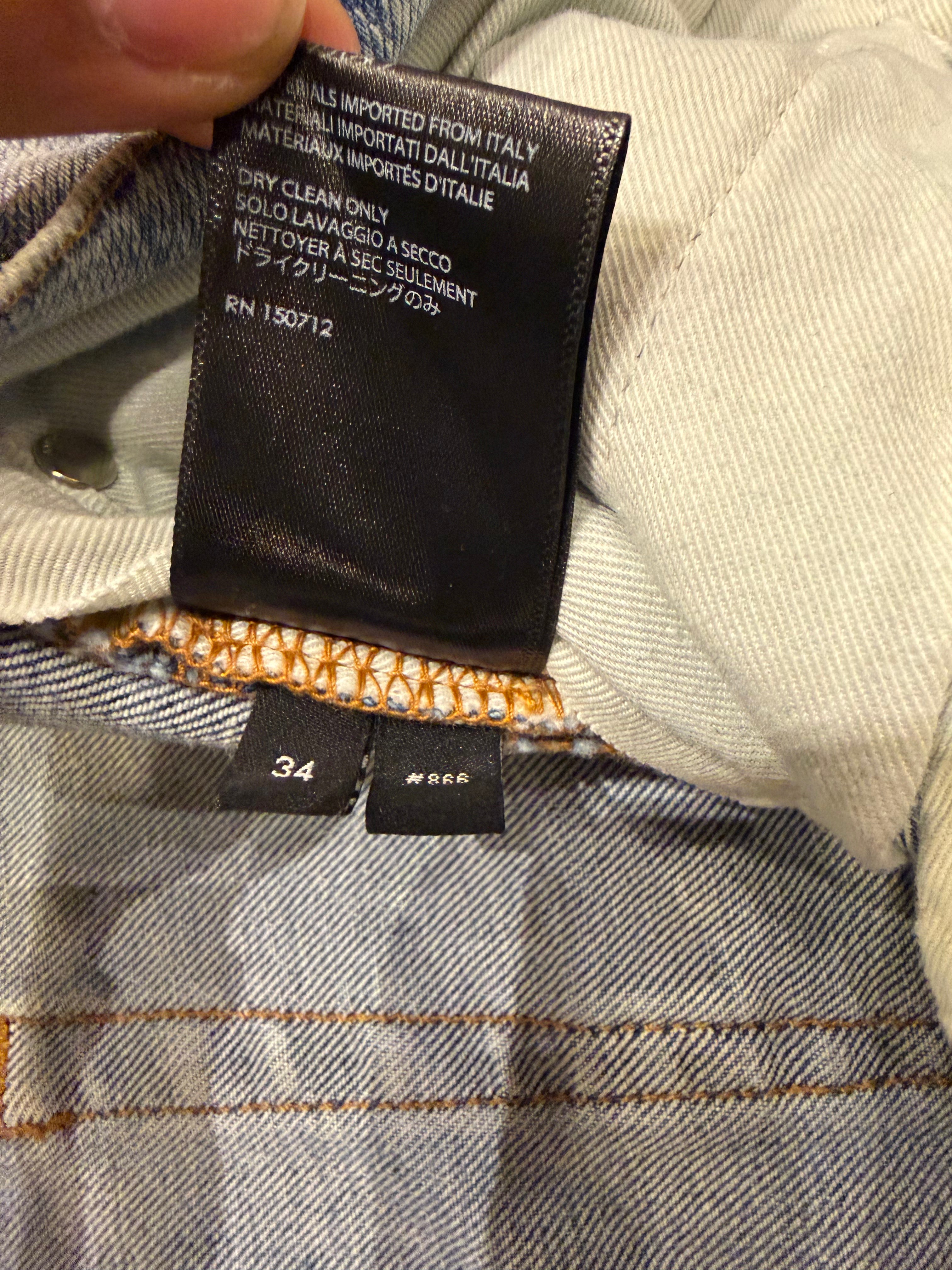 Amiri Pajama Art Patch Skinny Jeans