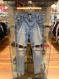 Amiri MX2 Flannel Patch Denim Jeans
