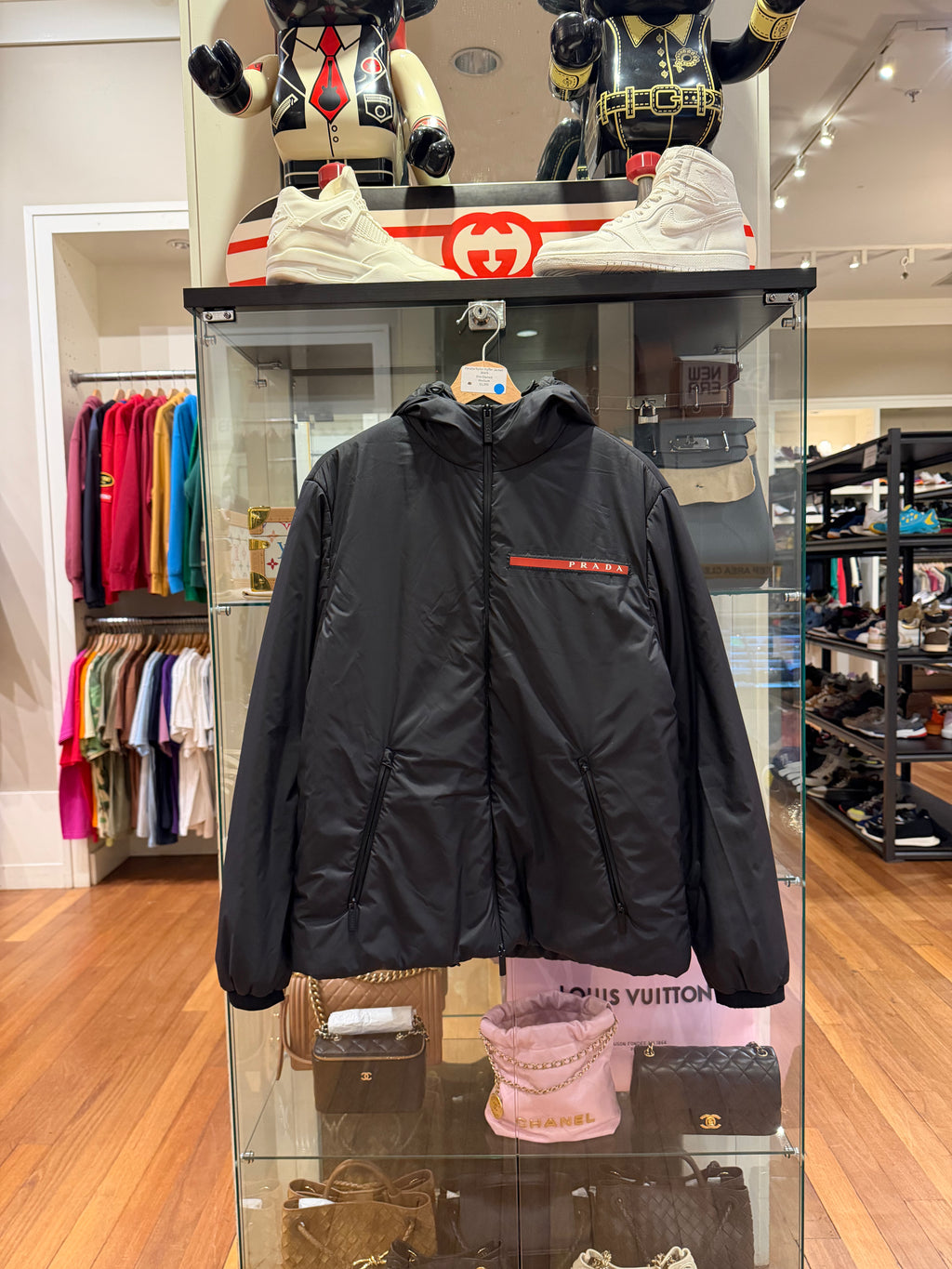 Parada Nylon Puffer Jacket -
Black