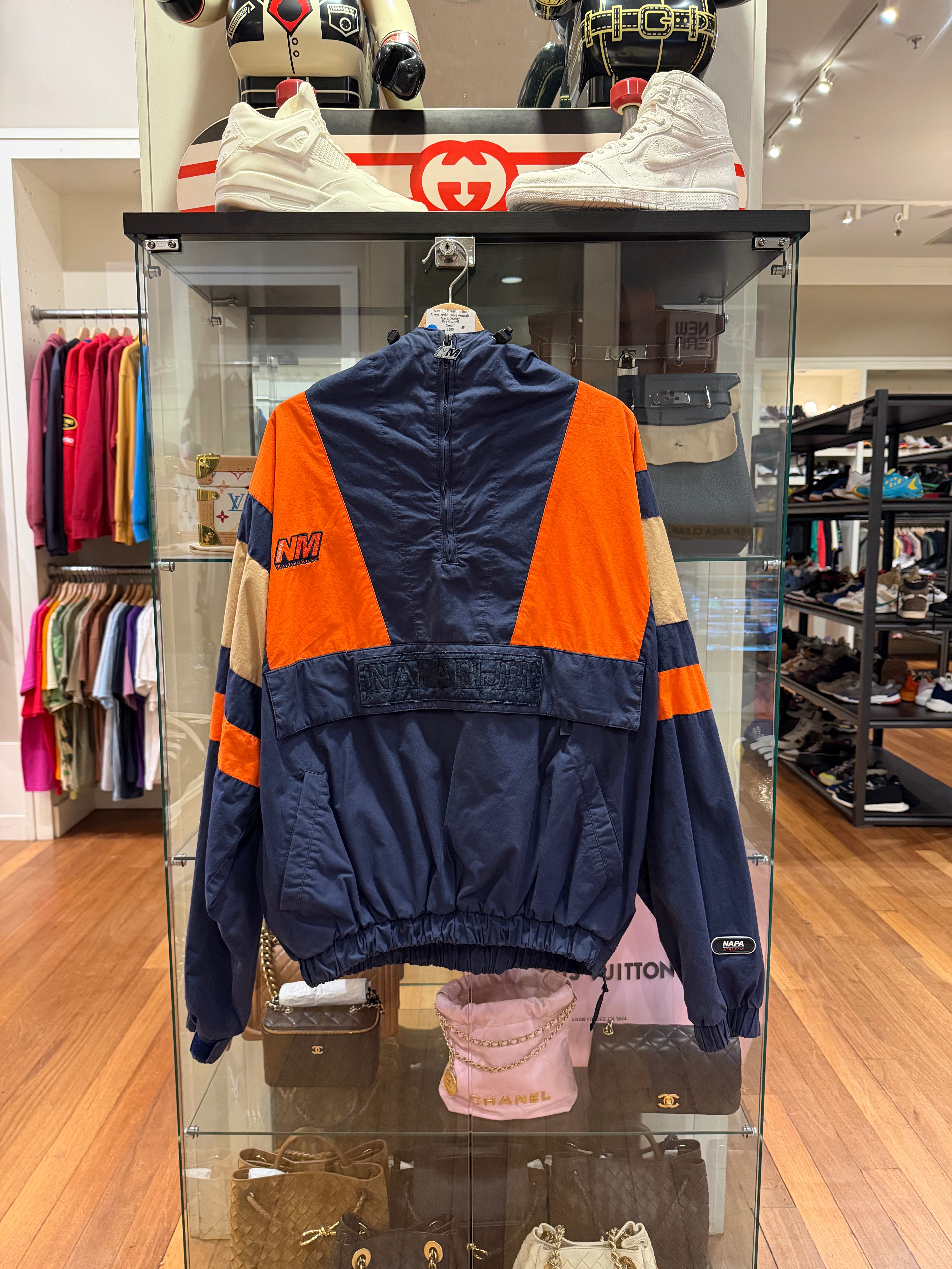 Napapiri x Martine Rose
Oversized A-Huez Anorak -
Navy/Orange