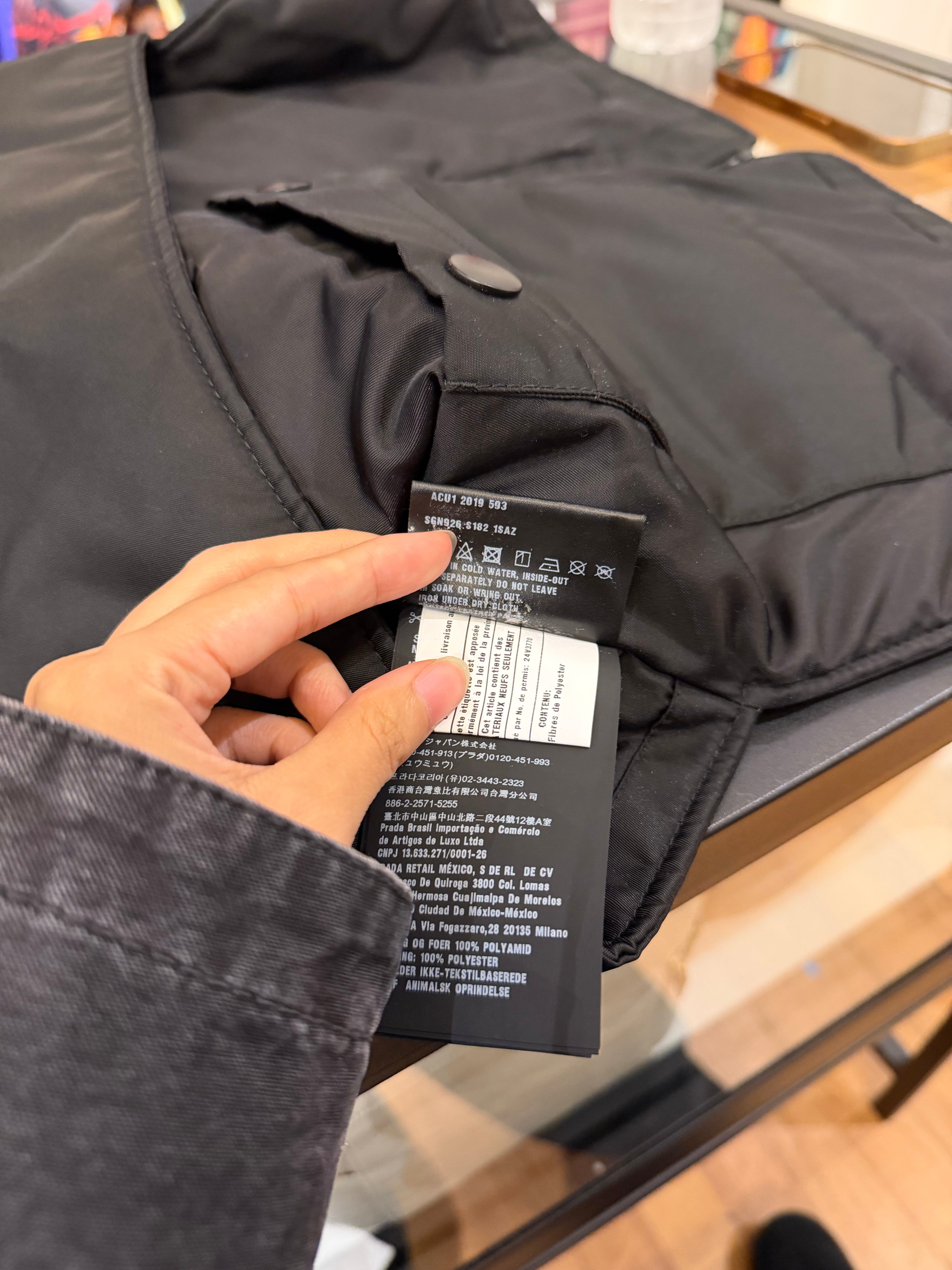 Prada by Konstantin Grcic Nylon Utility Vest - Black