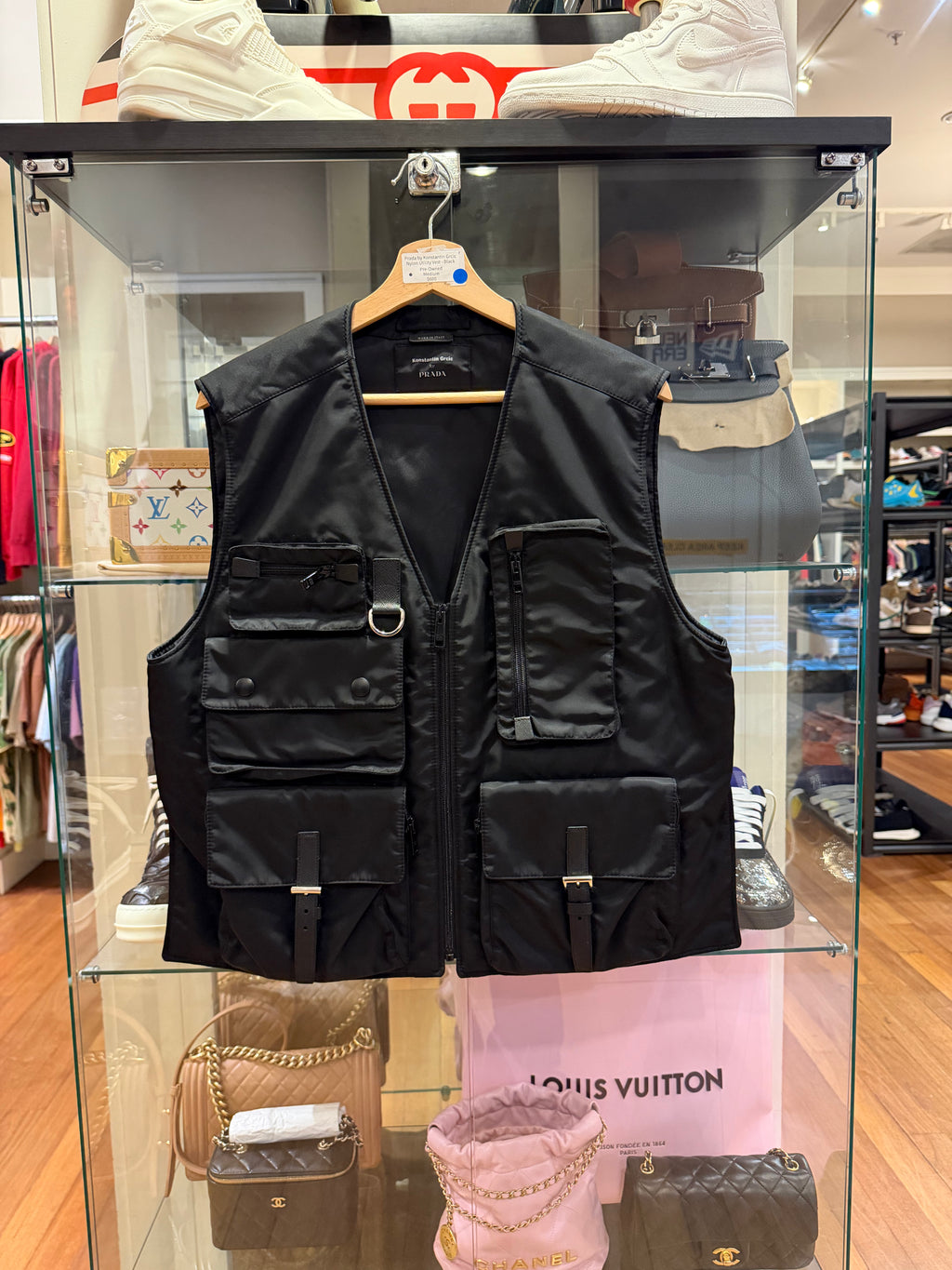 Prada by Konstantin Grcic Nylon Utility Vest - Black