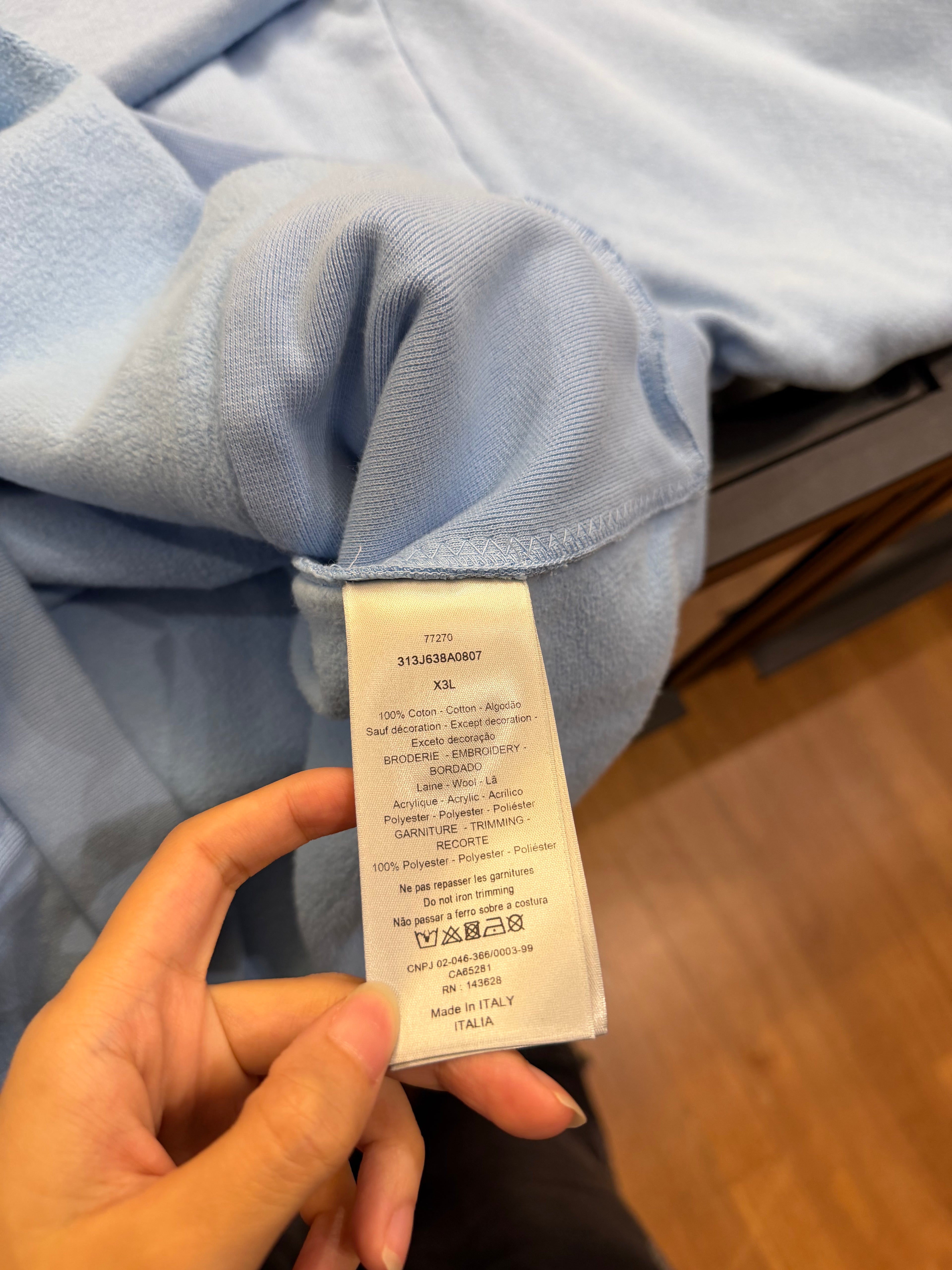 Dior XERL Relaxed Fit LS Shirt
- Light Blue