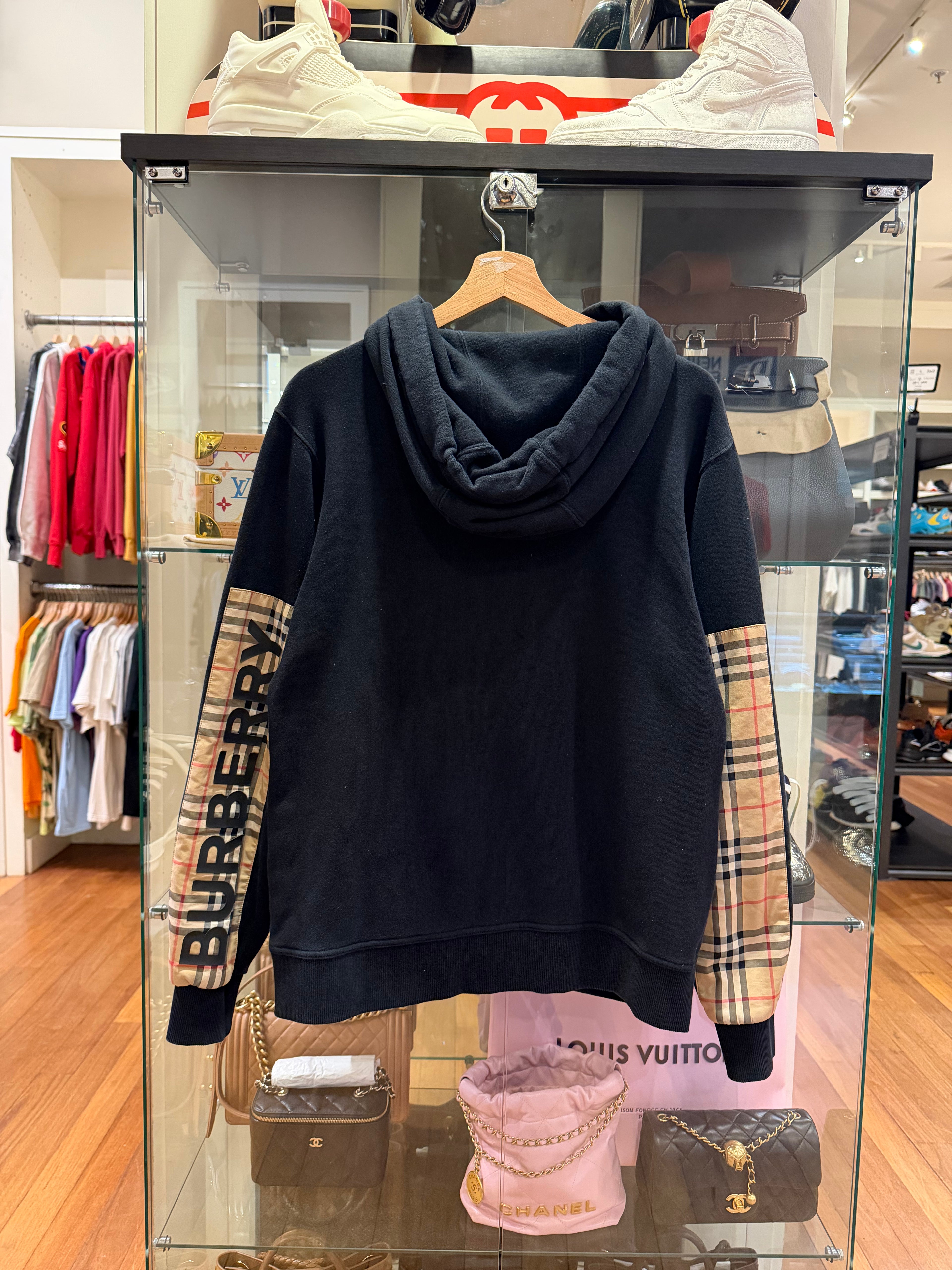 Burberry Novacheck Sleeve
Zip Up Hoodie