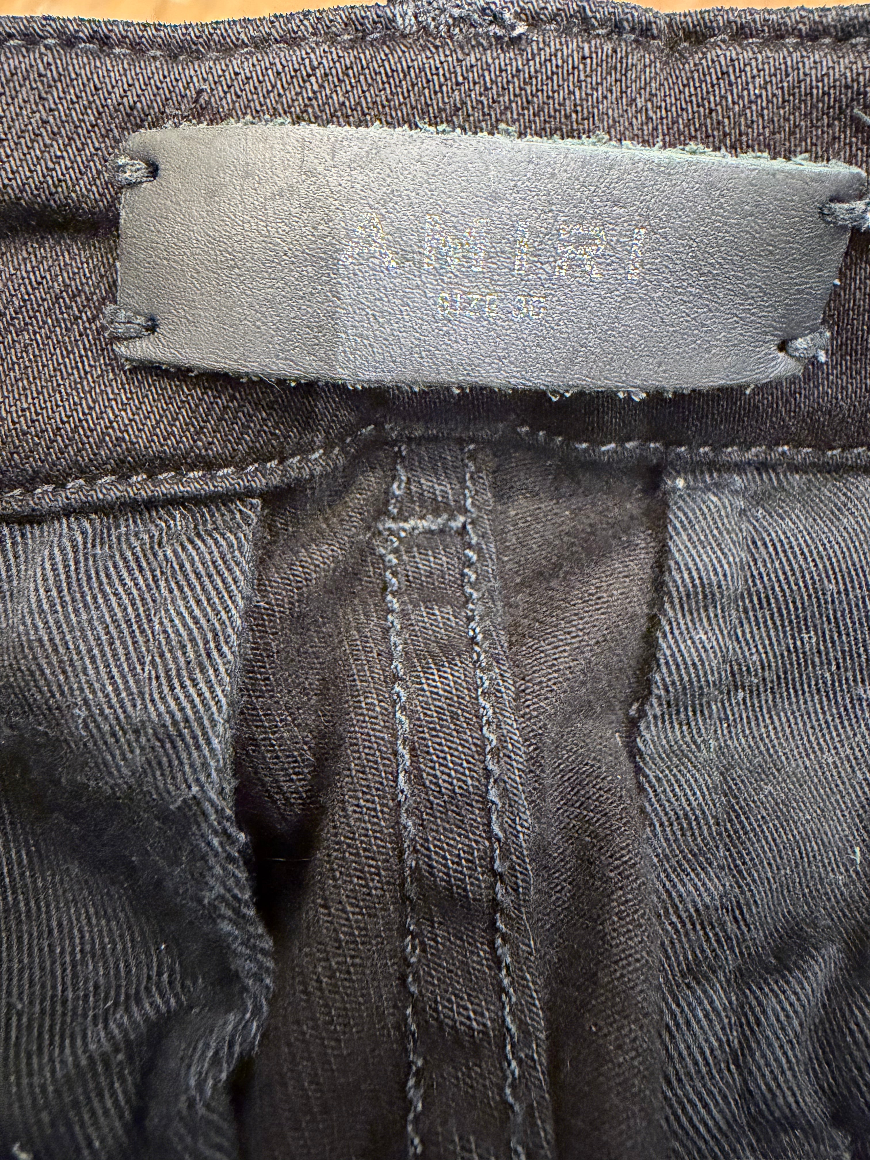 Amiri Tactical Cargo Joggers - Black