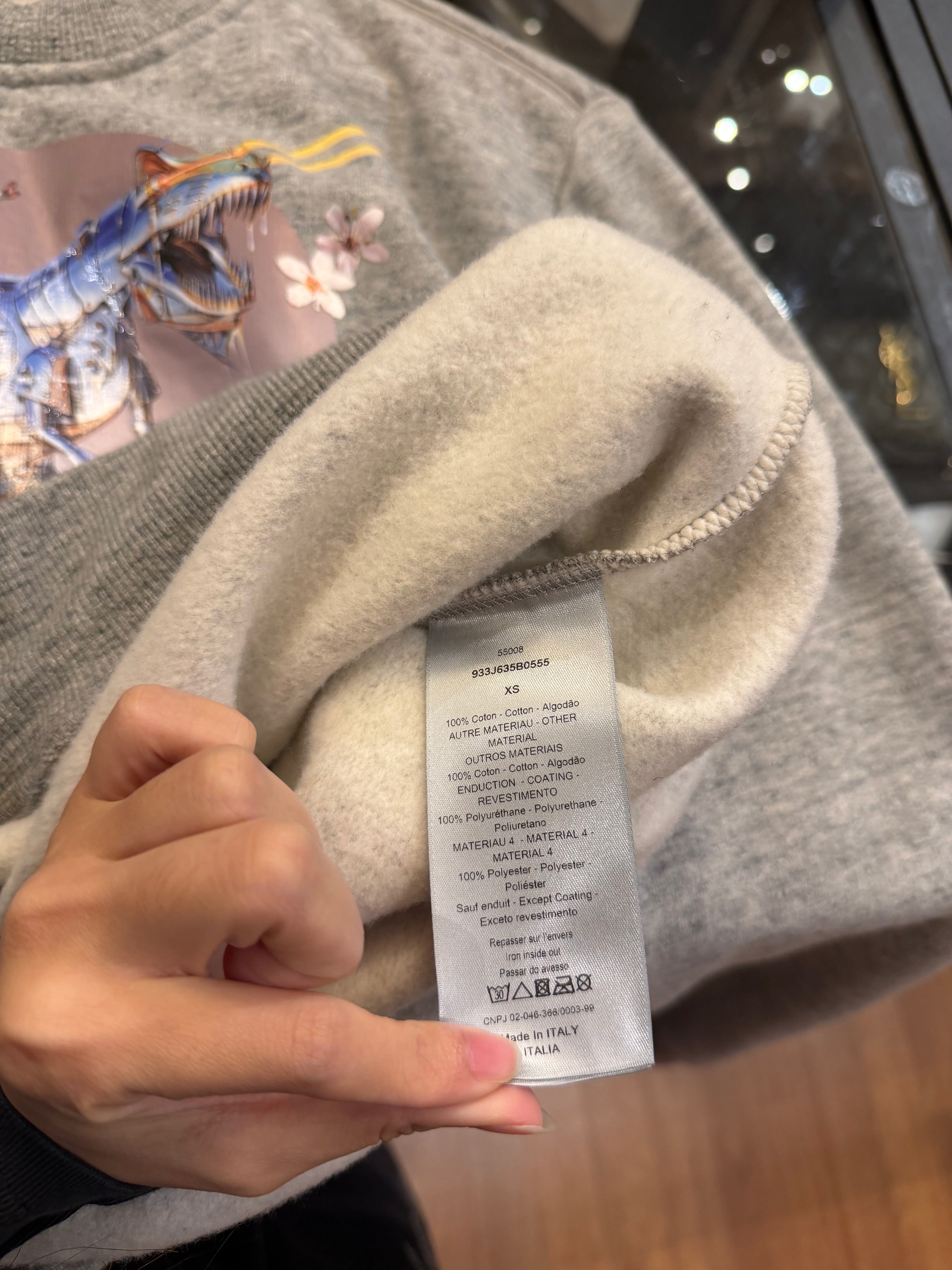 Dior x Sorayama Embroidered
Graphic Crewneck