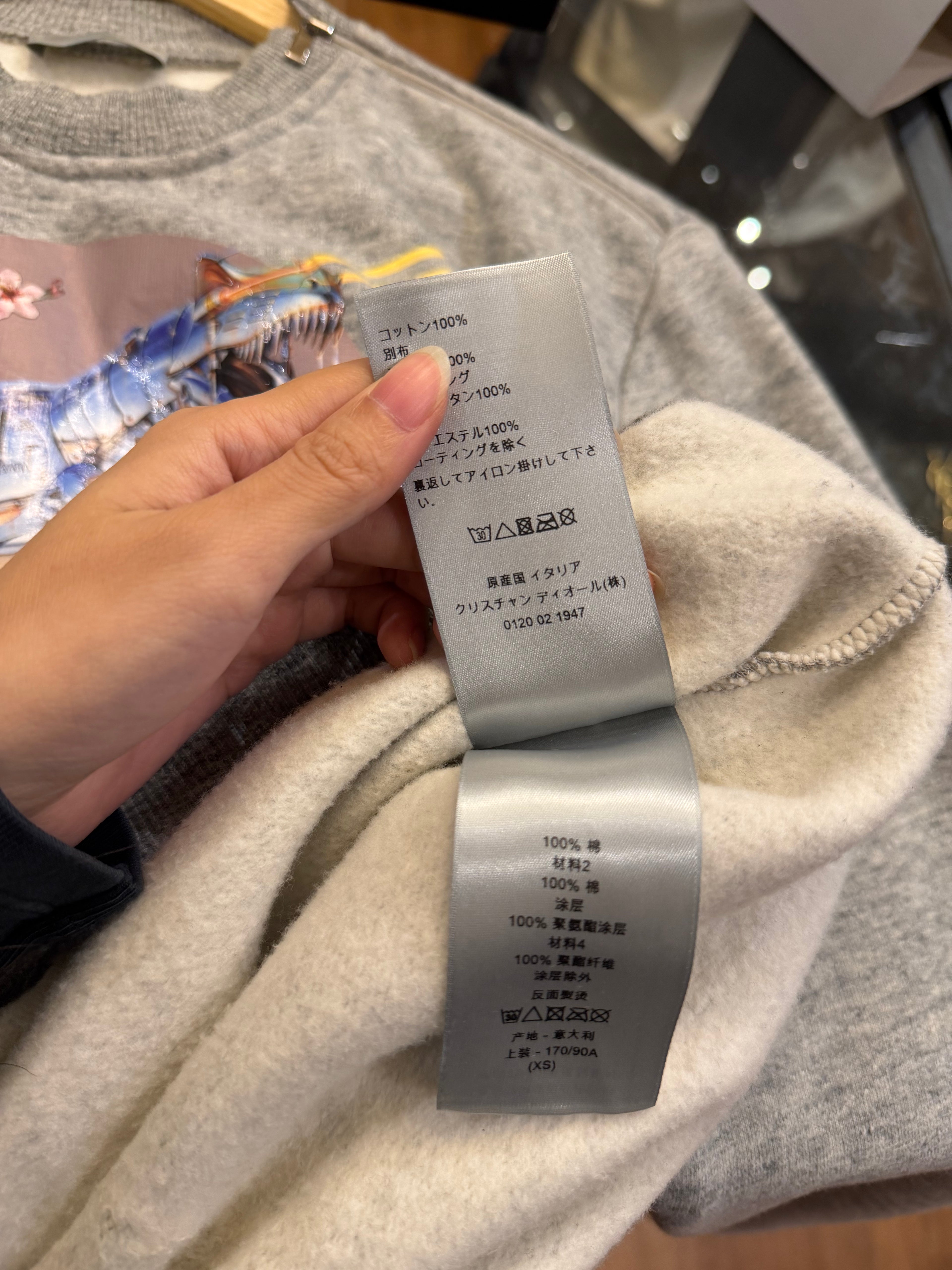 Dior x Sorayama Embroidered
Graphic Crewneck