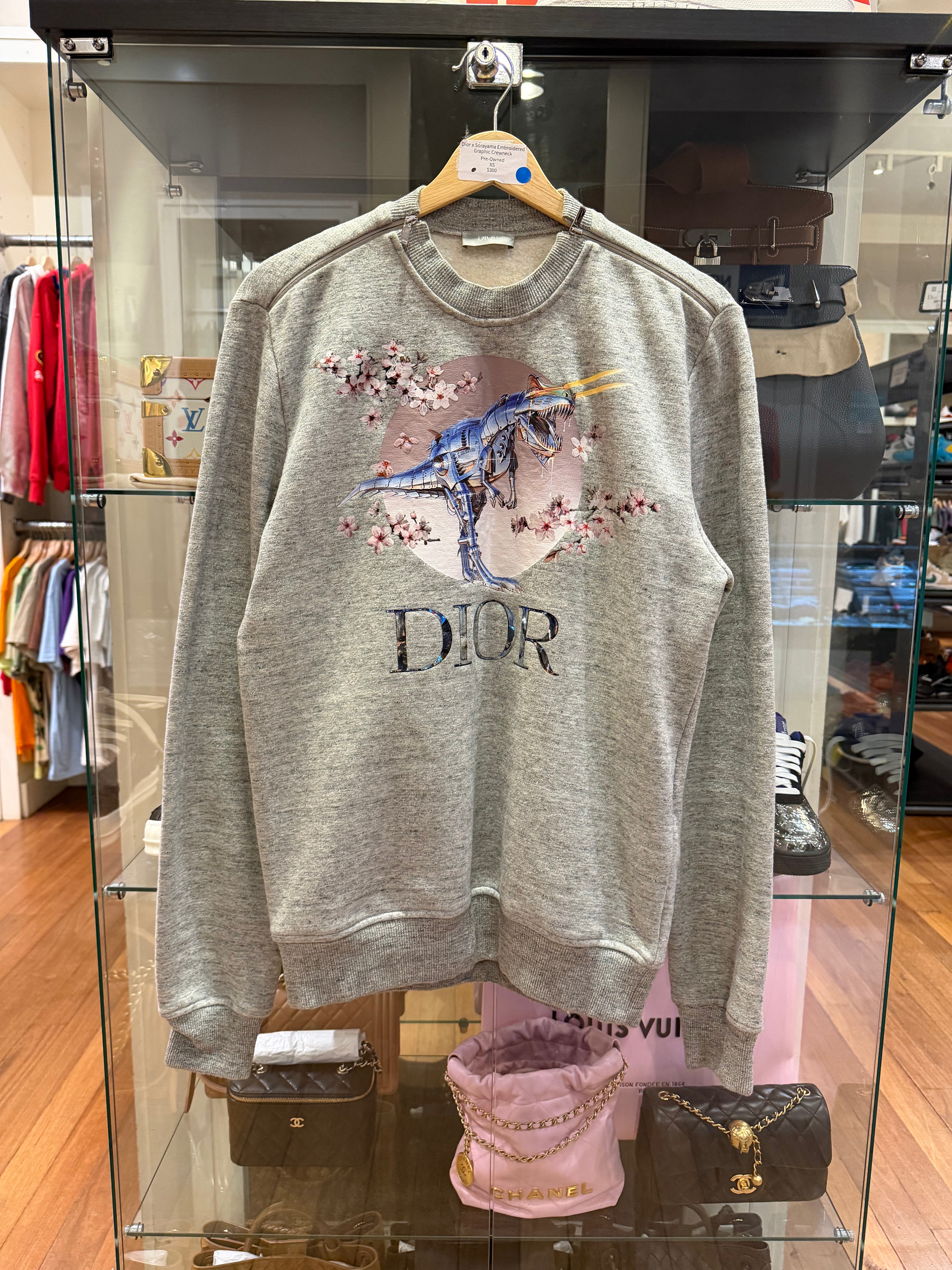 Dior x Sorayama Embroidered
Graphic Crewneck