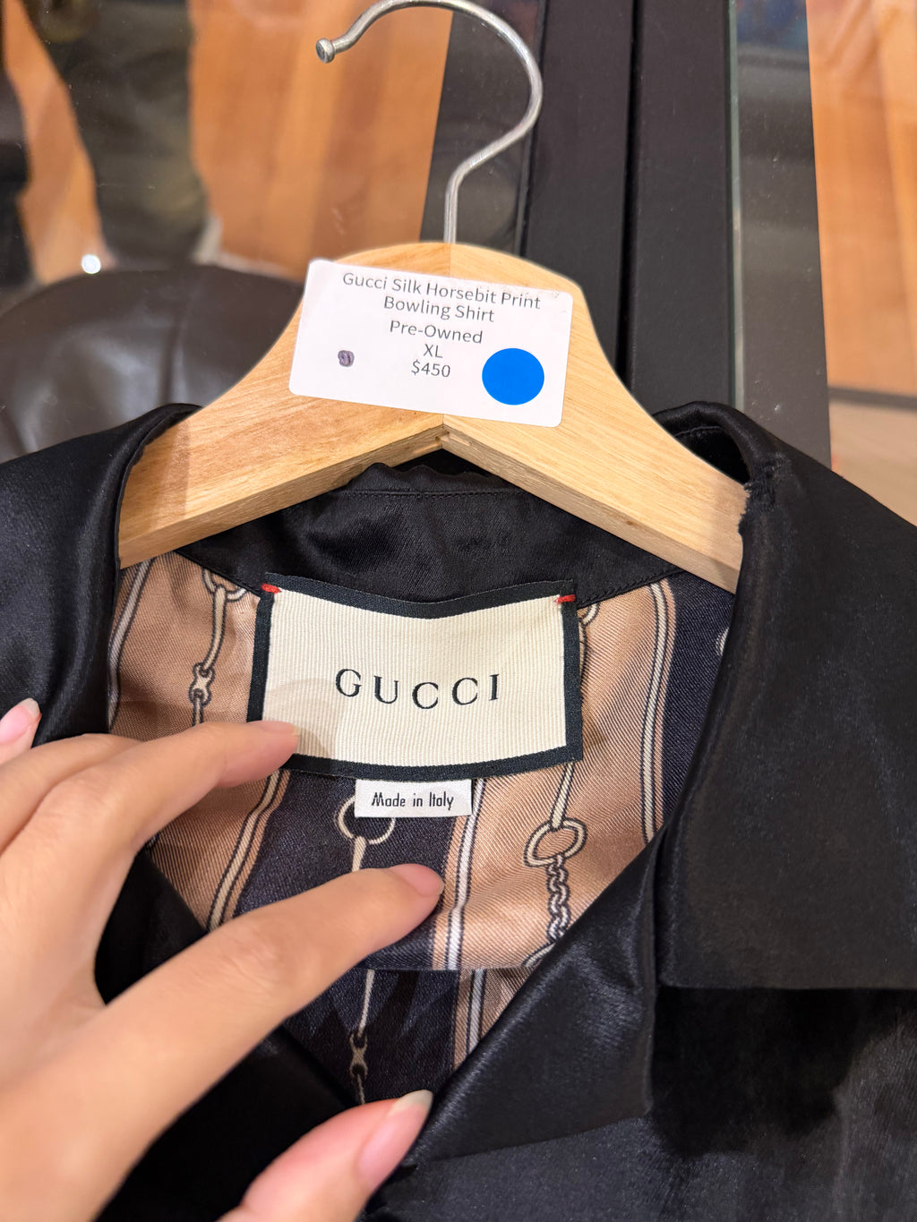 Gucci Silk Horsebit Print
Bowling Shirt