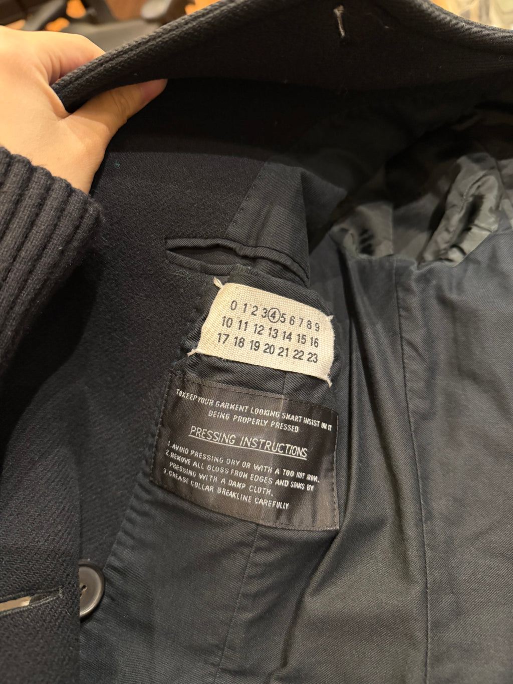 Maison Margiela Collarless
Sport Coat - Black