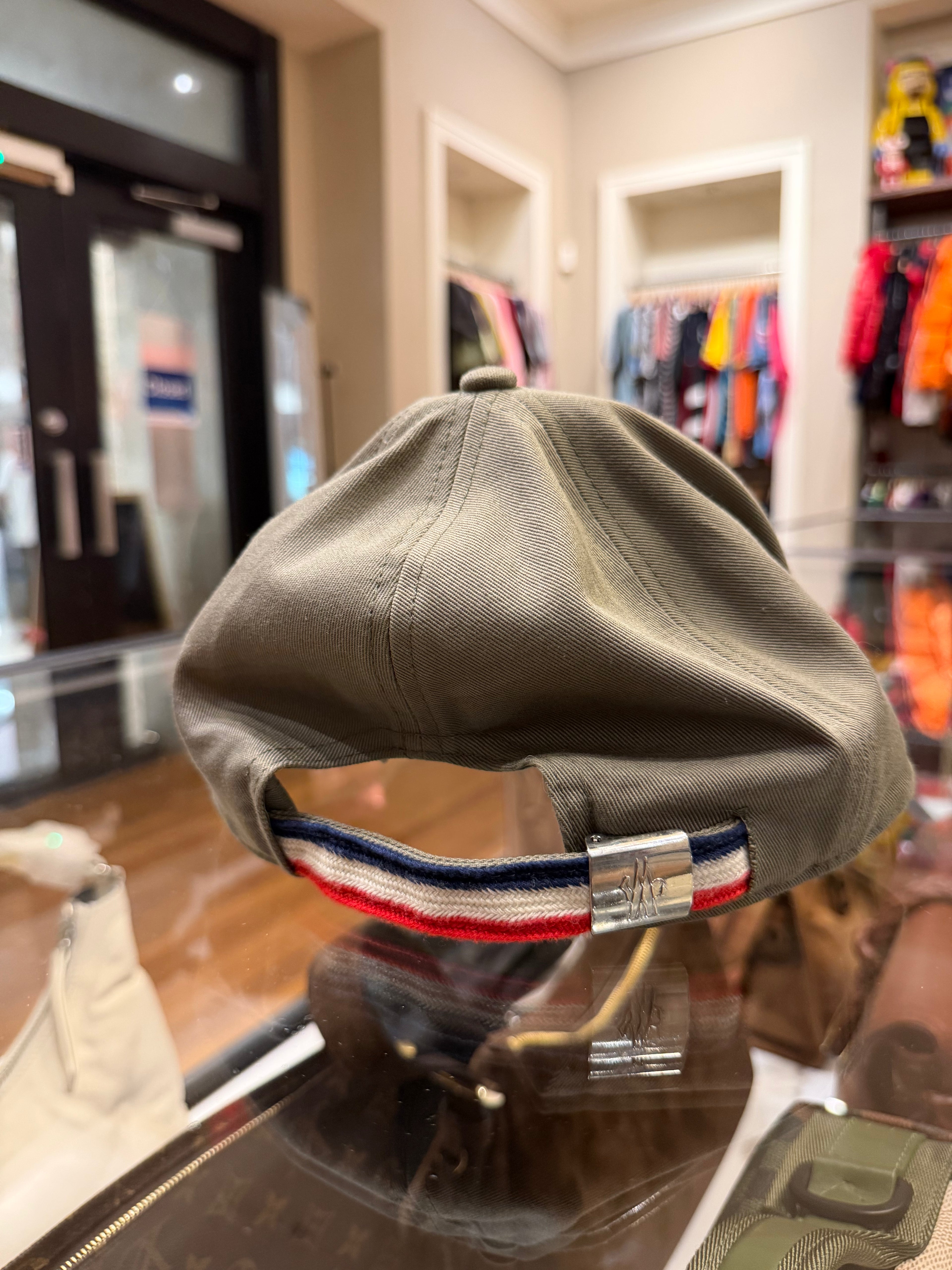 Moncler Canvas Baseball Cap - Green