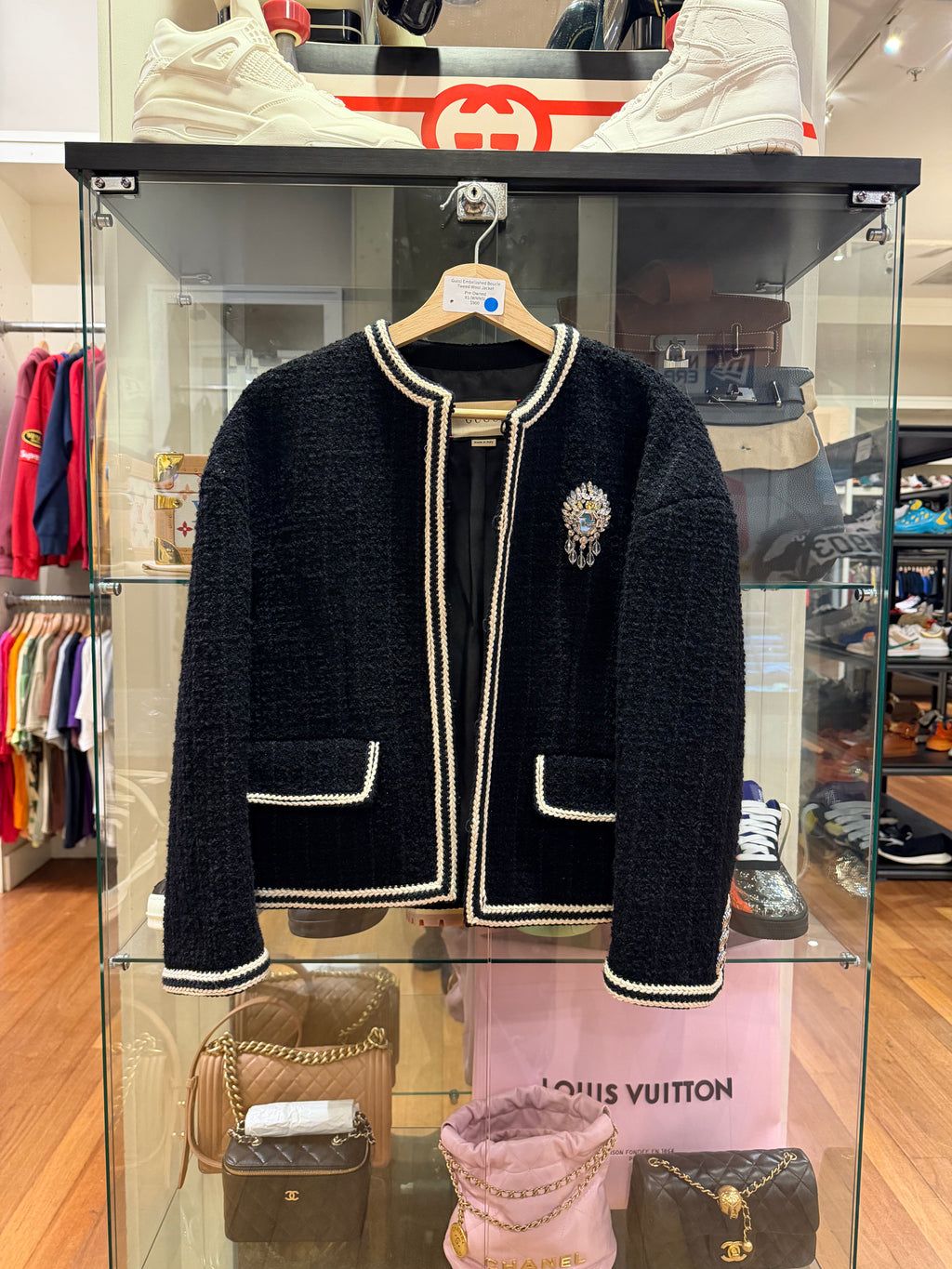 Gucci Embellished Boucle
Tweed Wool Jacket