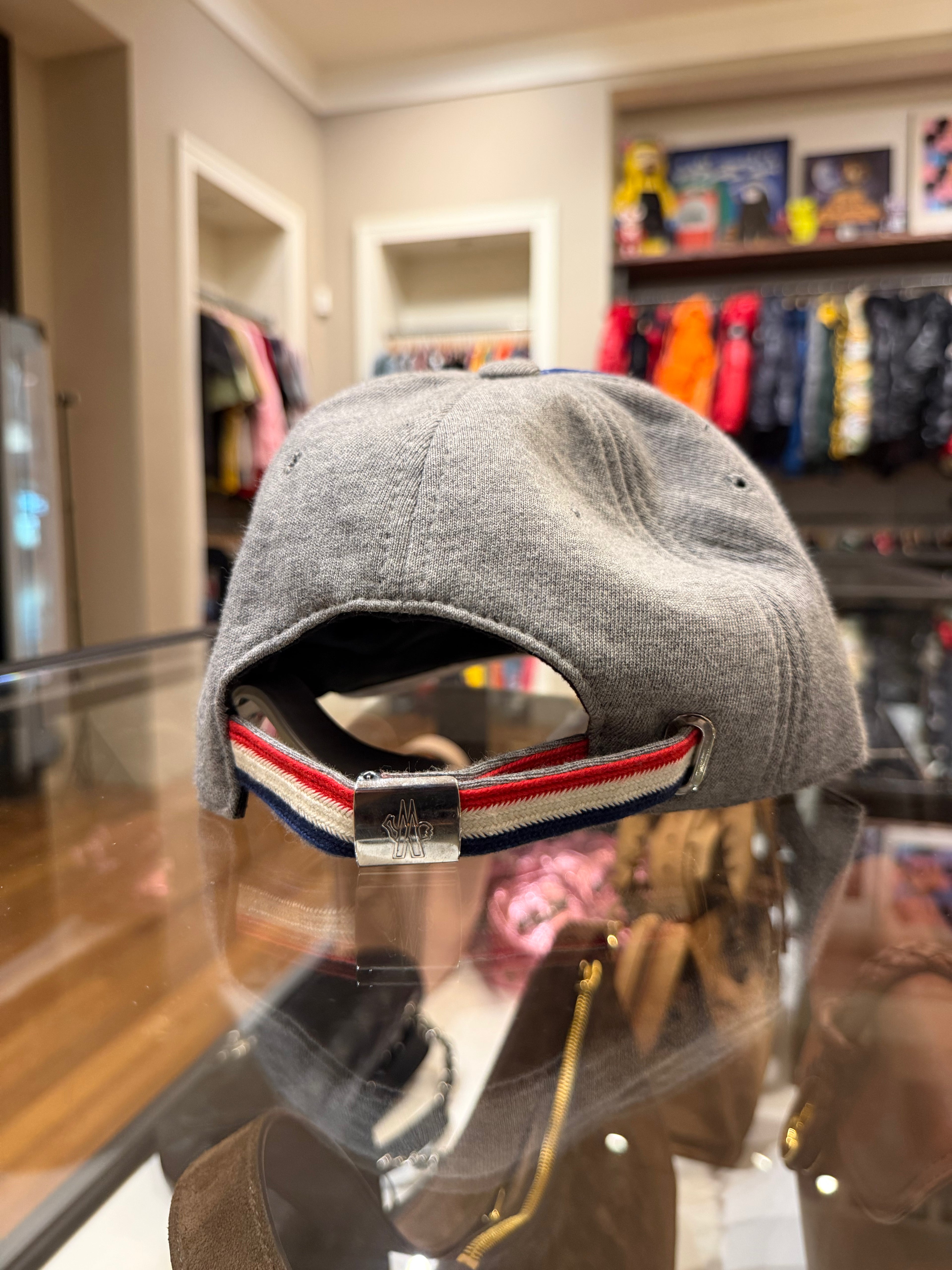 Moncler Berretto Puffer Baseball Cap - Grey/Blue