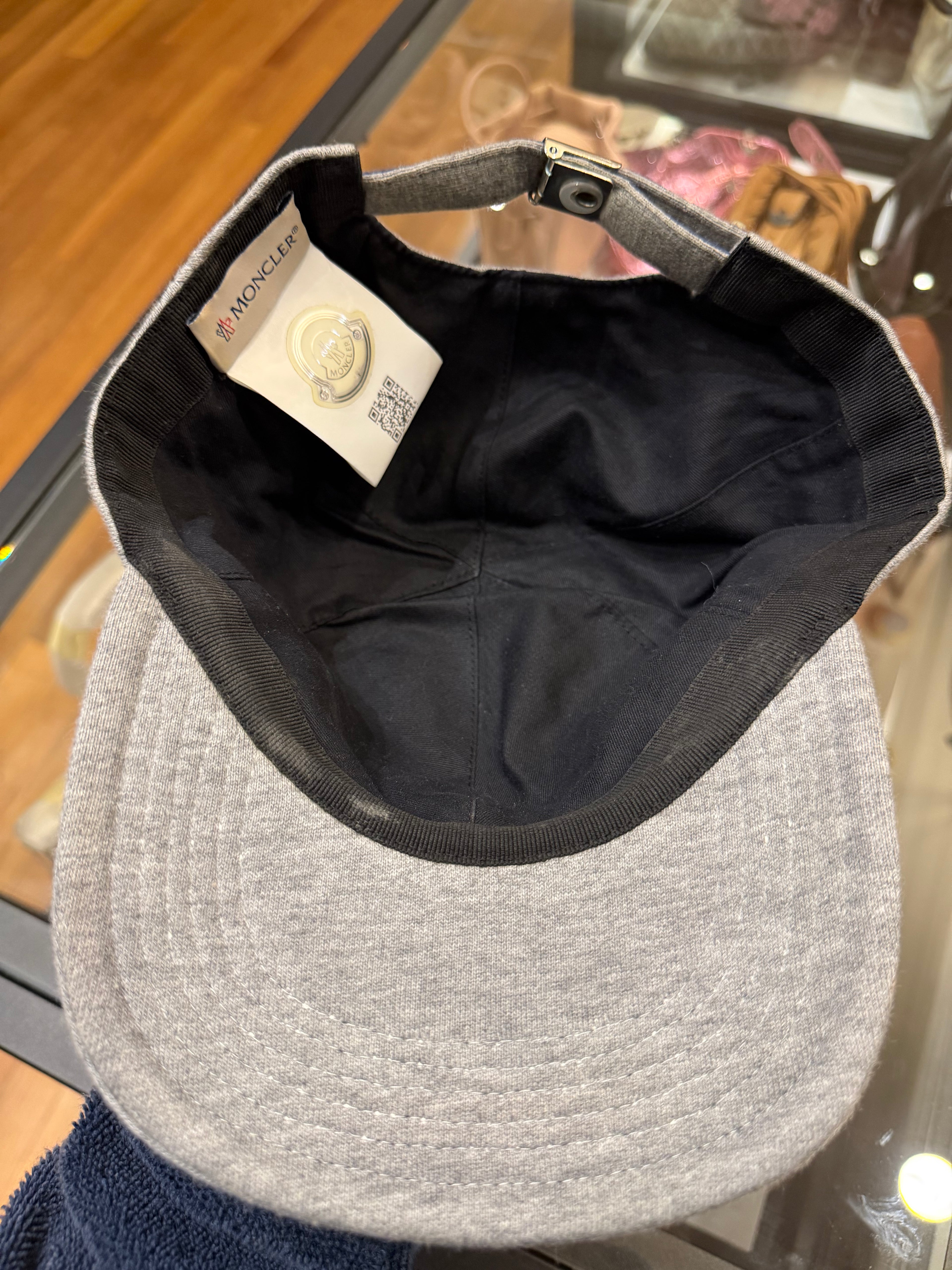 Moncler Berretto Puffer Baseball Cap - Grey/Blue