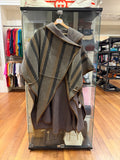 Chloe Striped Wool Poncho
Cloak - Grey/Brown