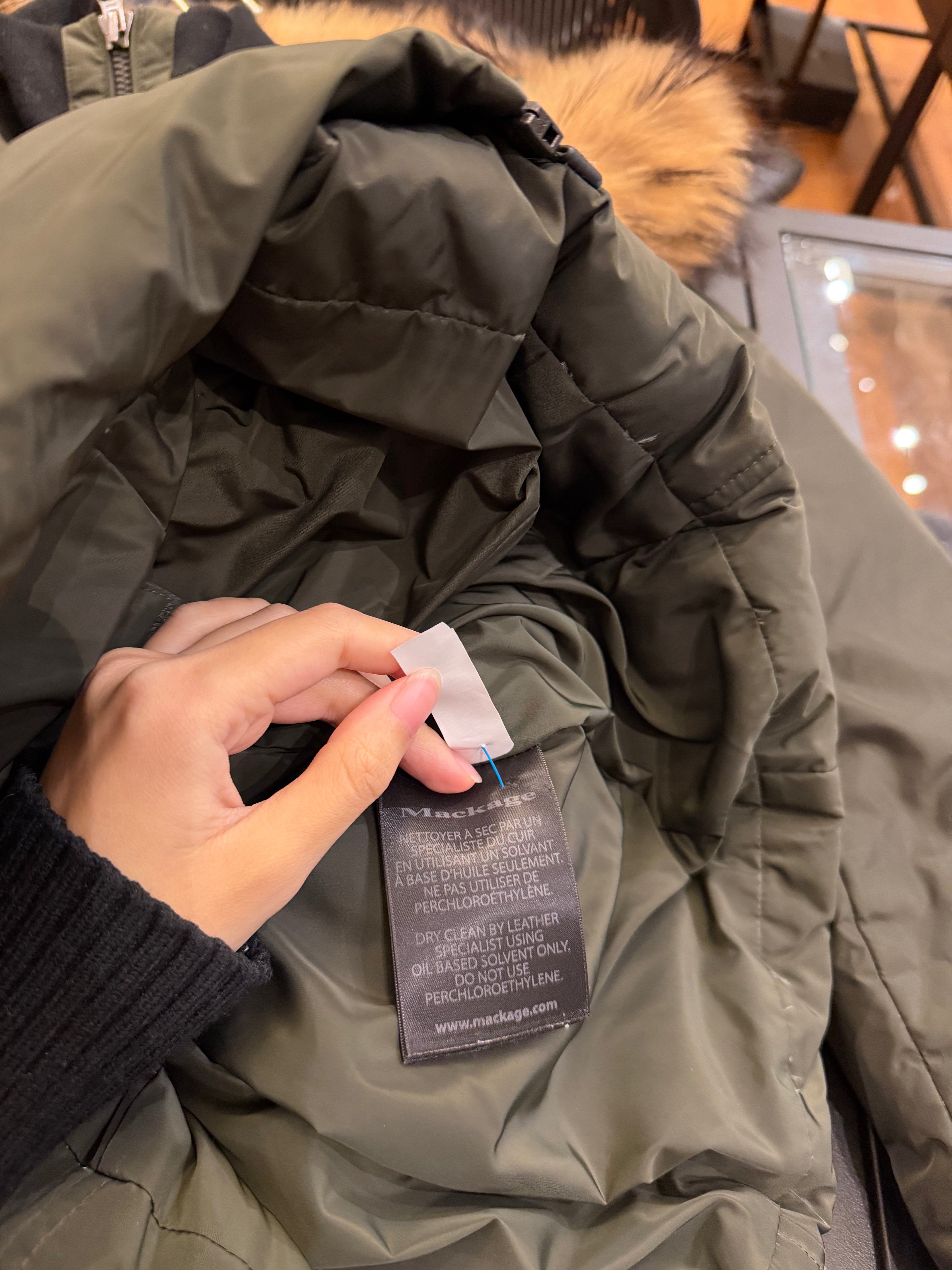 Mackage Adali Fur Collar
Down Coat