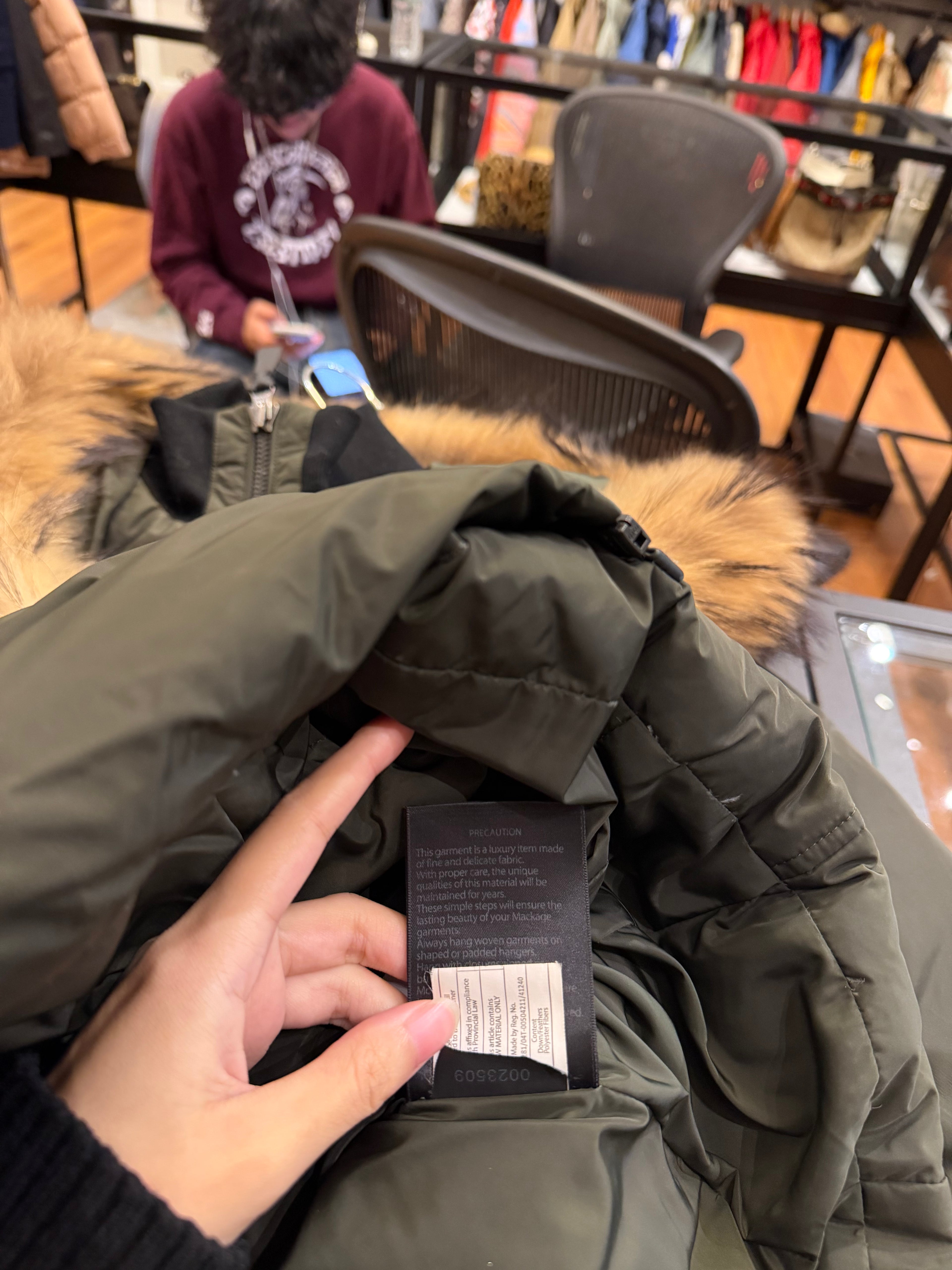 Mackage Adali Fur Collar
Down Coat
