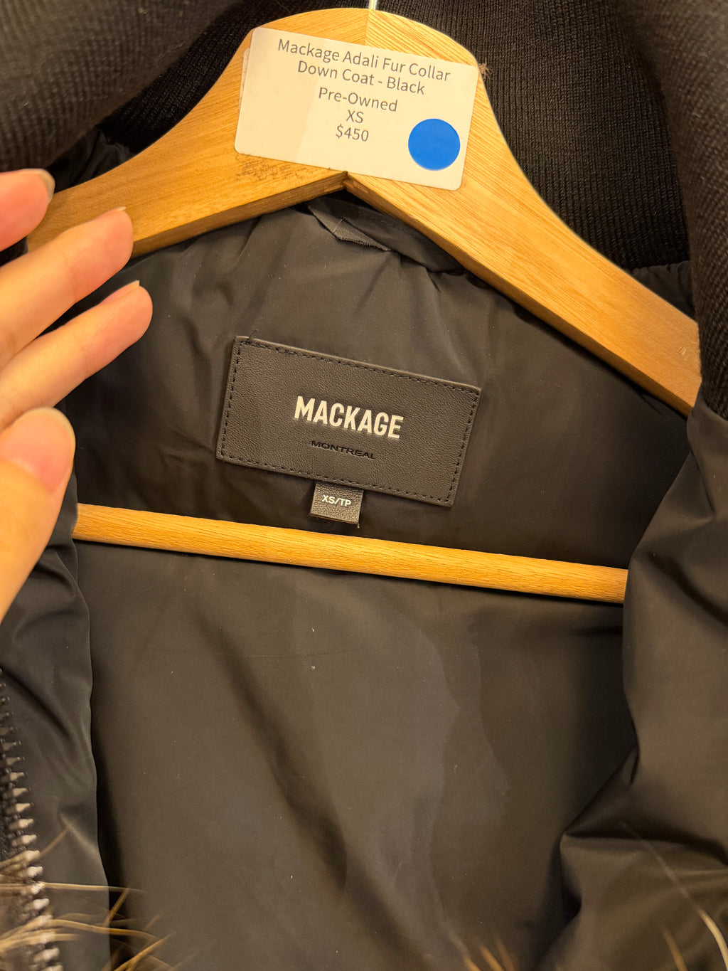 Mackage Adali Fur Collar
Down Coat
