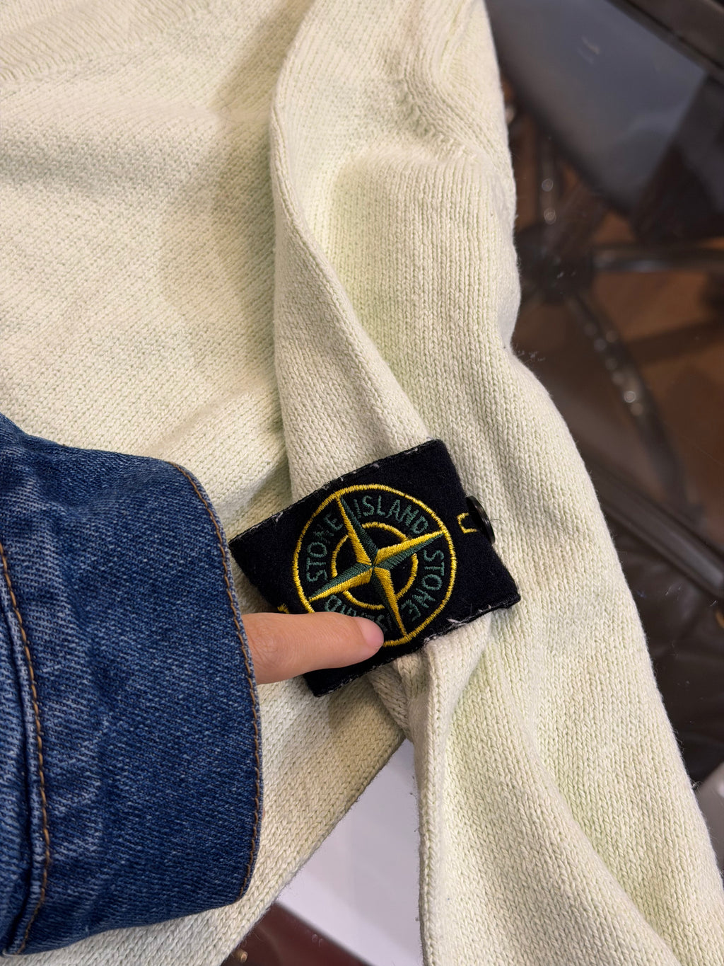 Stone Island Mint Cardigan