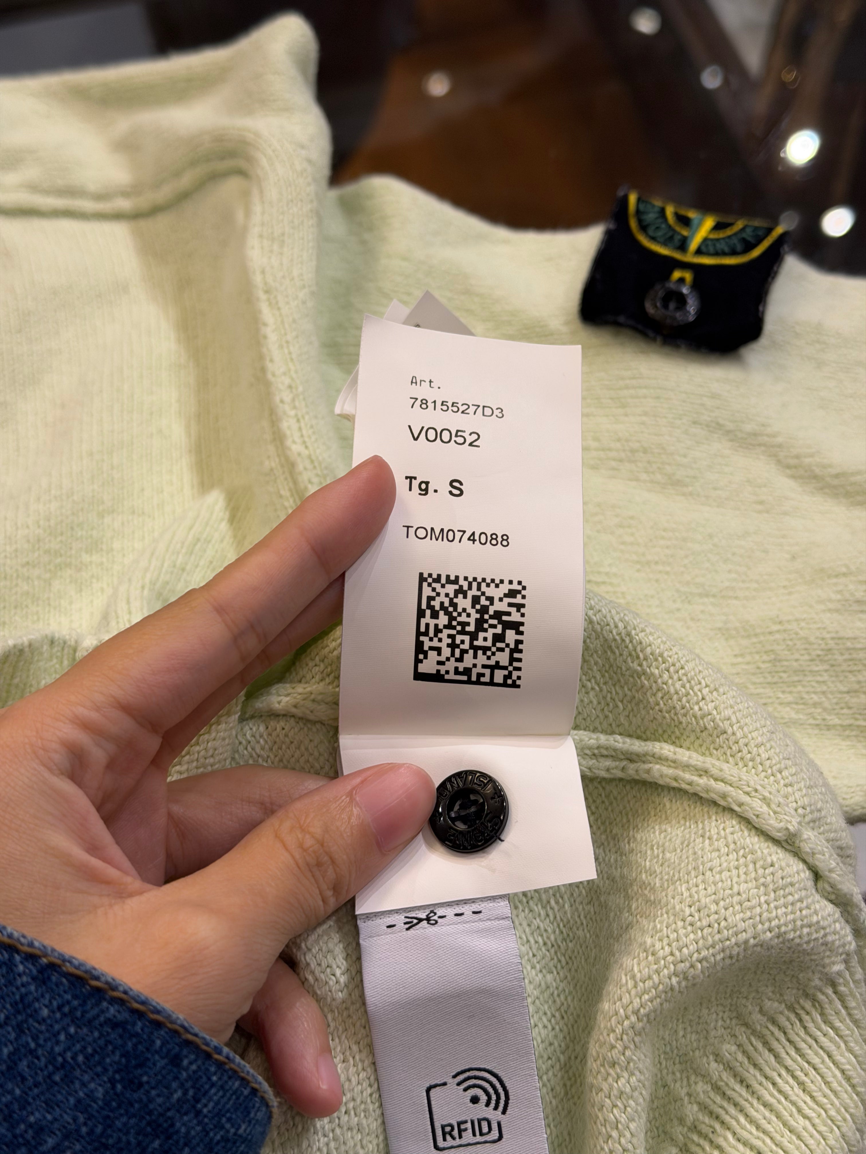 Stone Island Mint Cardigan