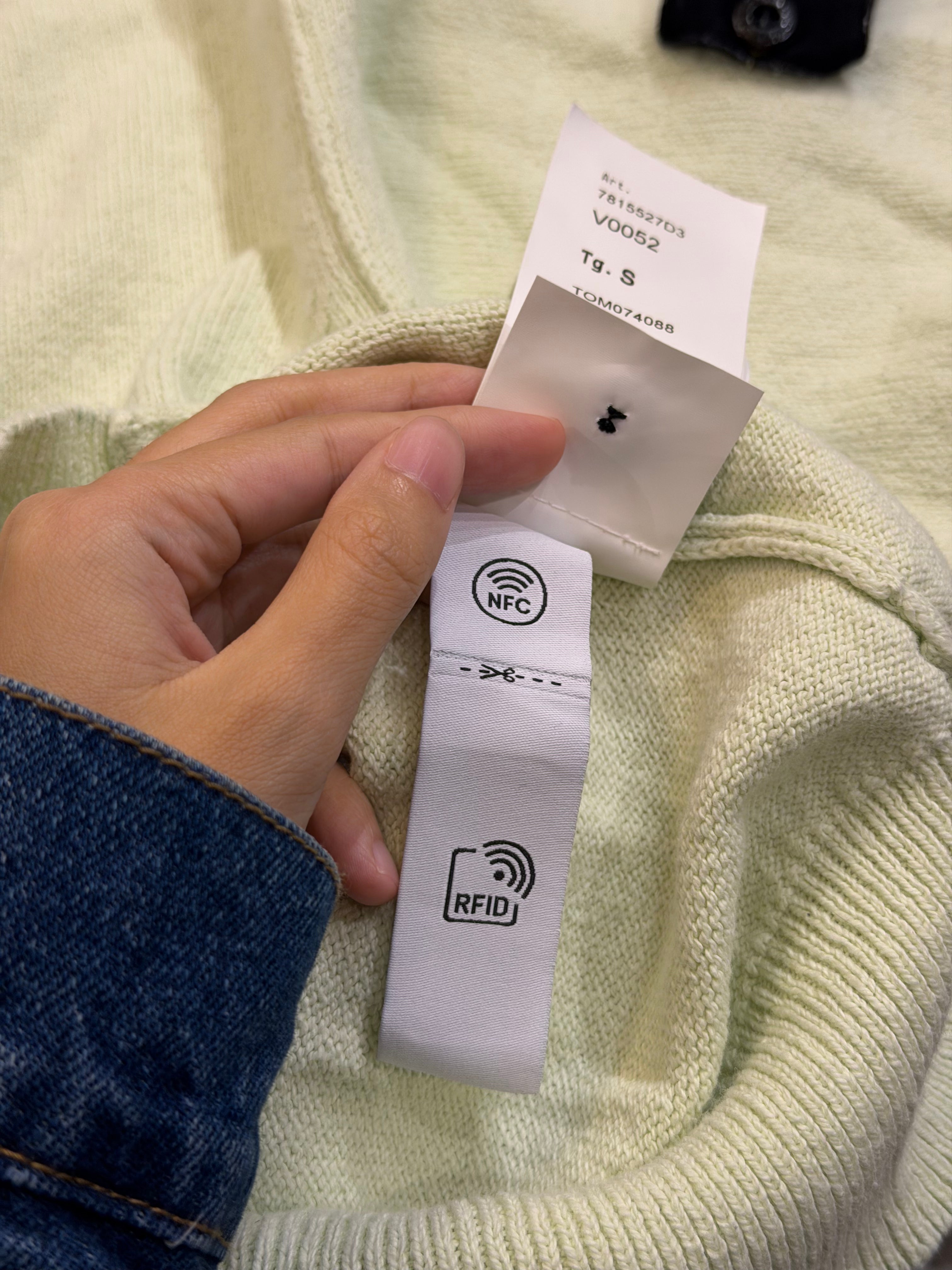 Stone Island Mint Cardigan