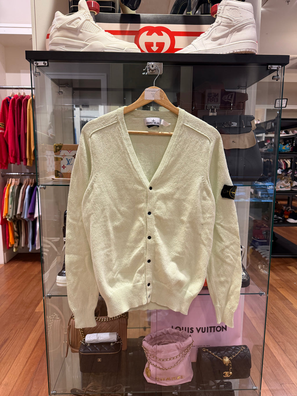 Stone Island Mint Cardigan