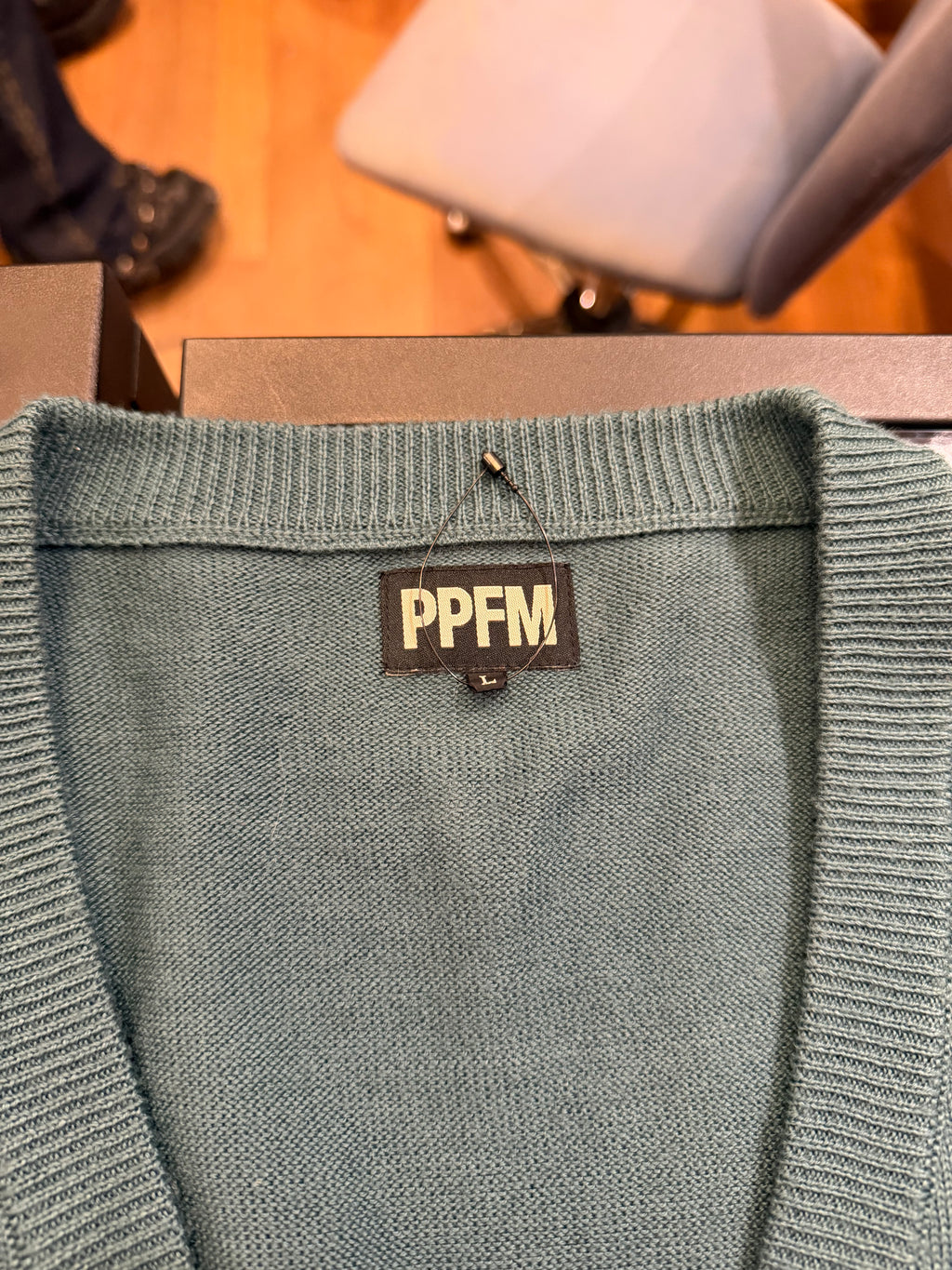 PPFM Turquoise Layered Cardigan