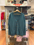 PPFM Turquoise Layered Cardigan