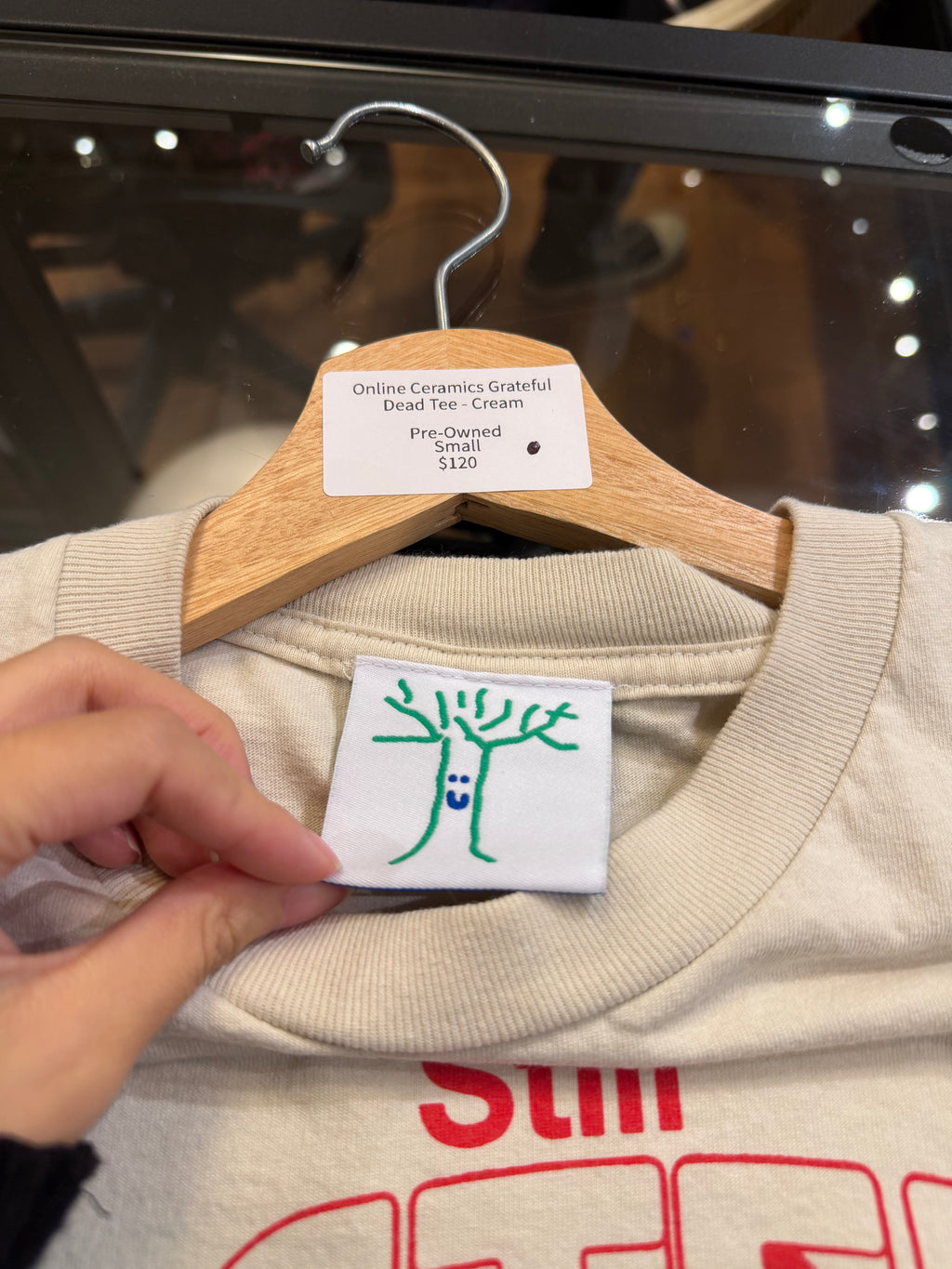 Online Ceramics Grateful
Dead Tee - Cream