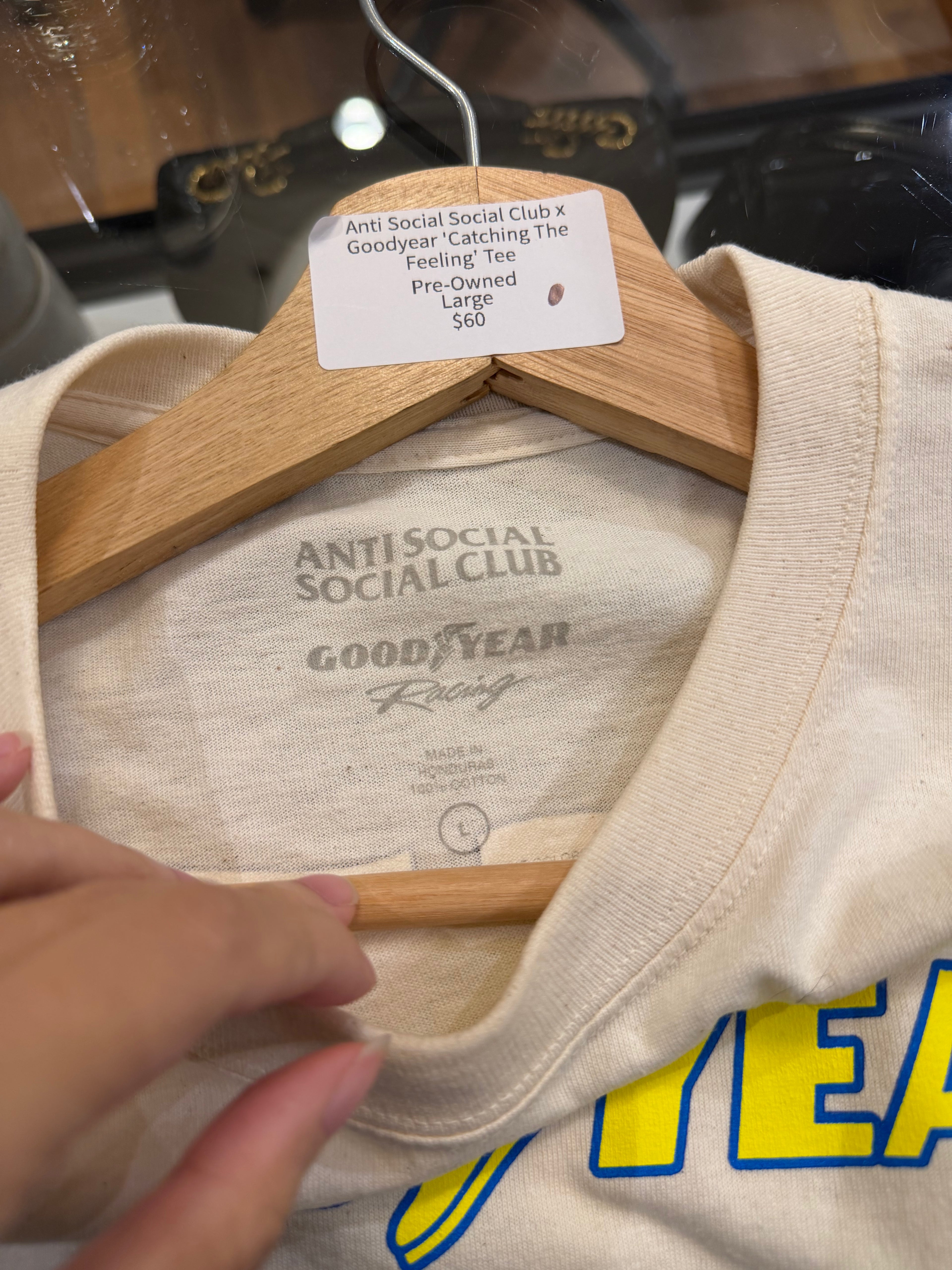 Anti Social Social Club x
Goodyear 'Catching The
Feeling' Tee