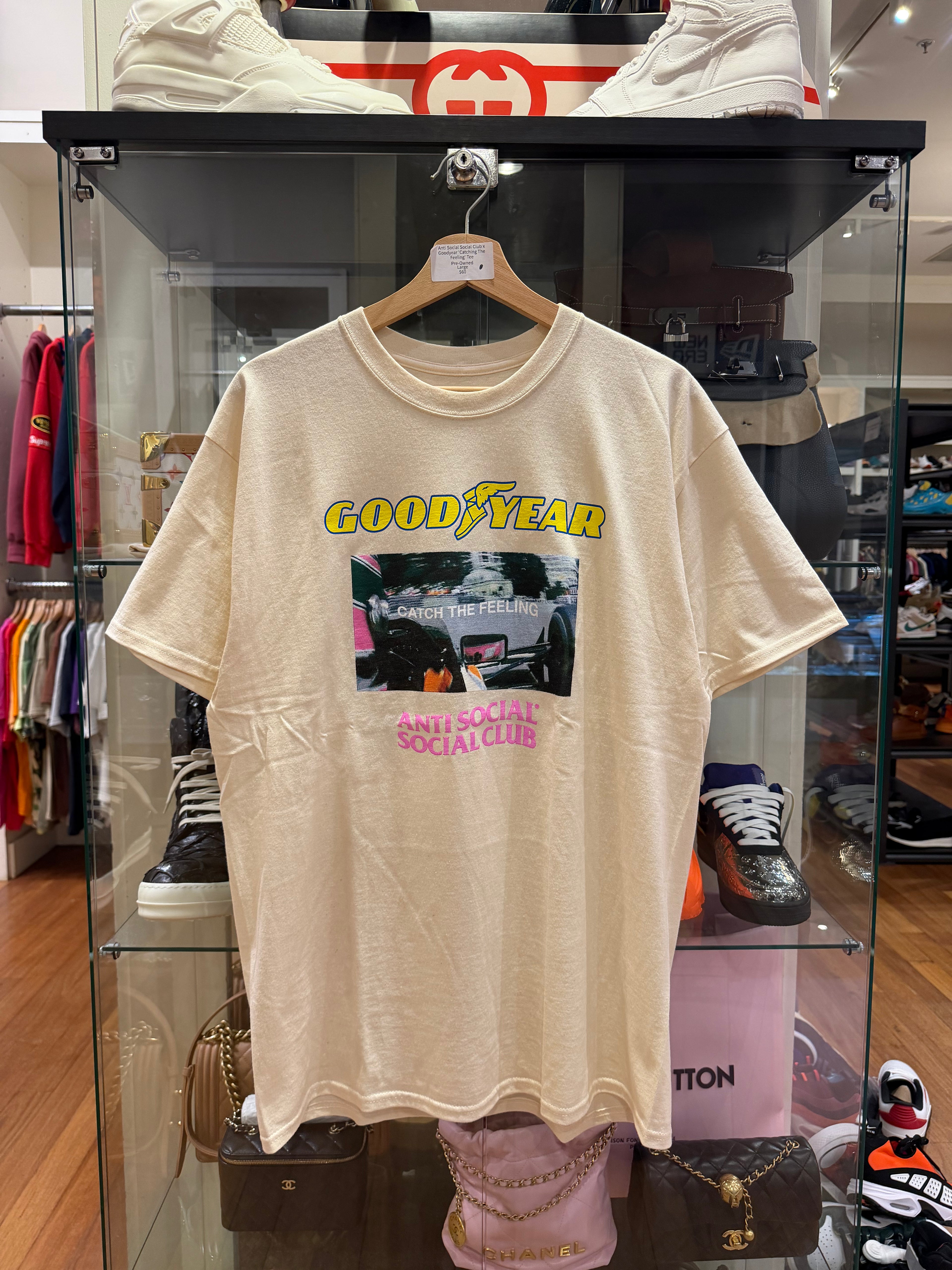 Anti Social Social Club x
Goodyear 'Catching The
Feeling' Tee