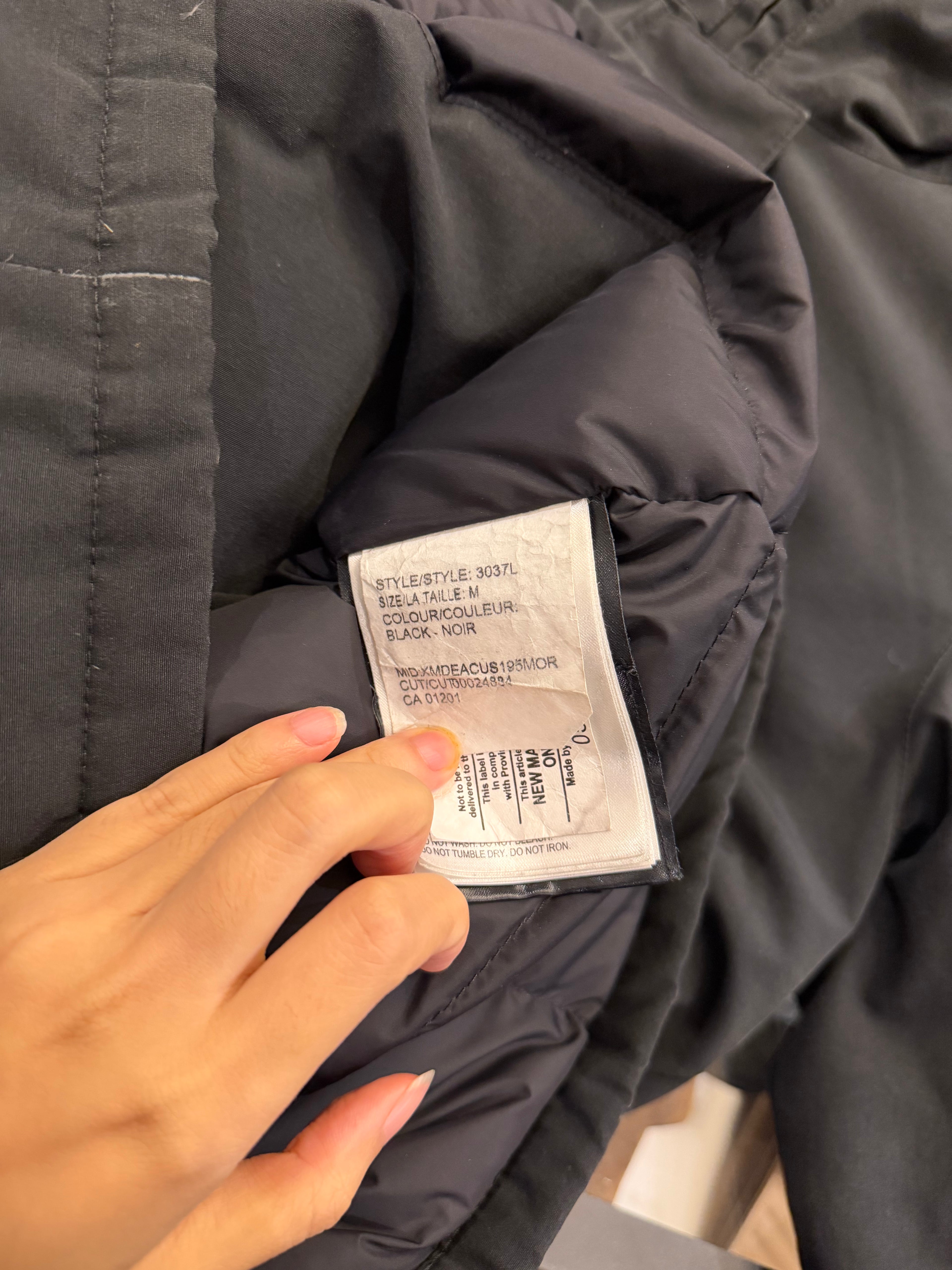 Canada Goose womens parka black