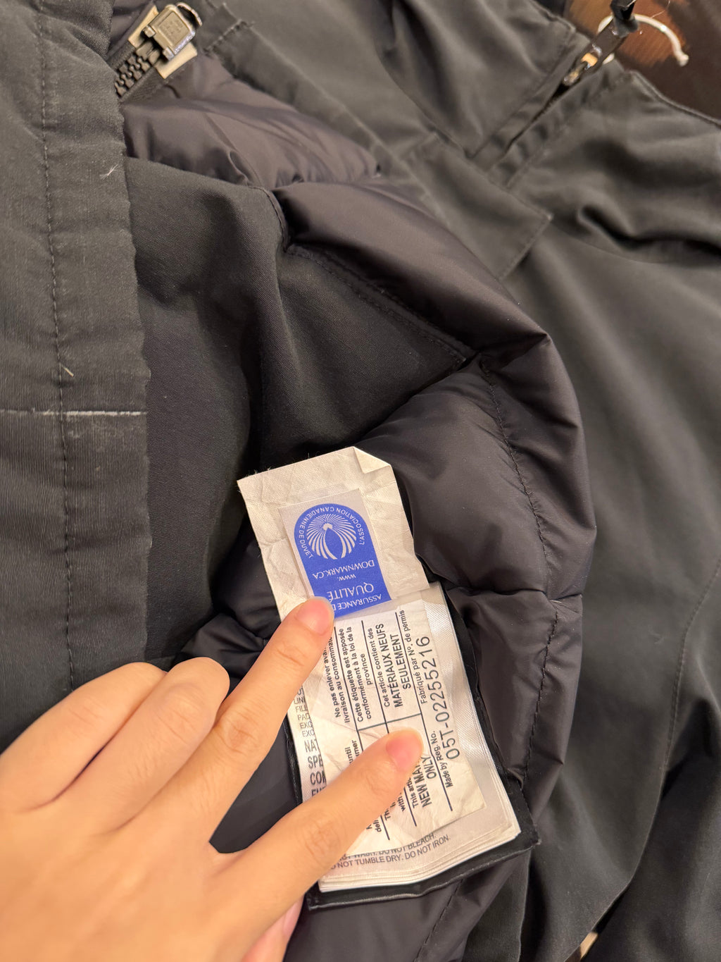 Canada Goose womens parka black