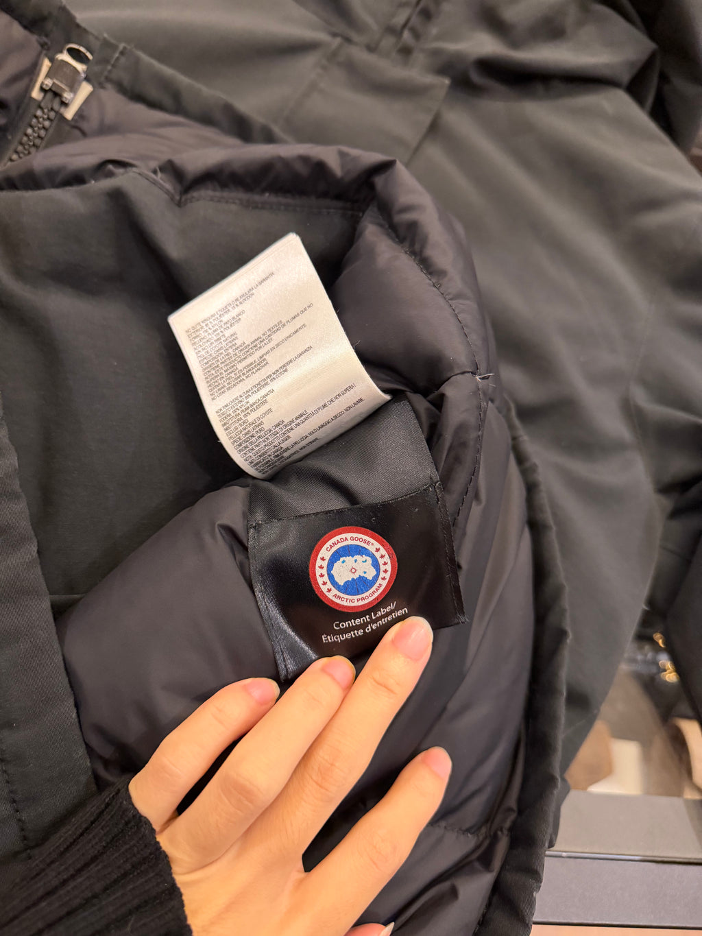 Canada Goose womens parka black