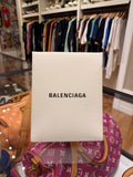 Balenciaga Shopping Bag Envelope Clutch - White
