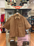 Prada Nappa Leather Shirt