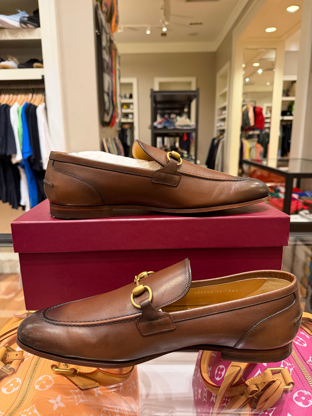 Gucci Jordaan Horsebit Loafers