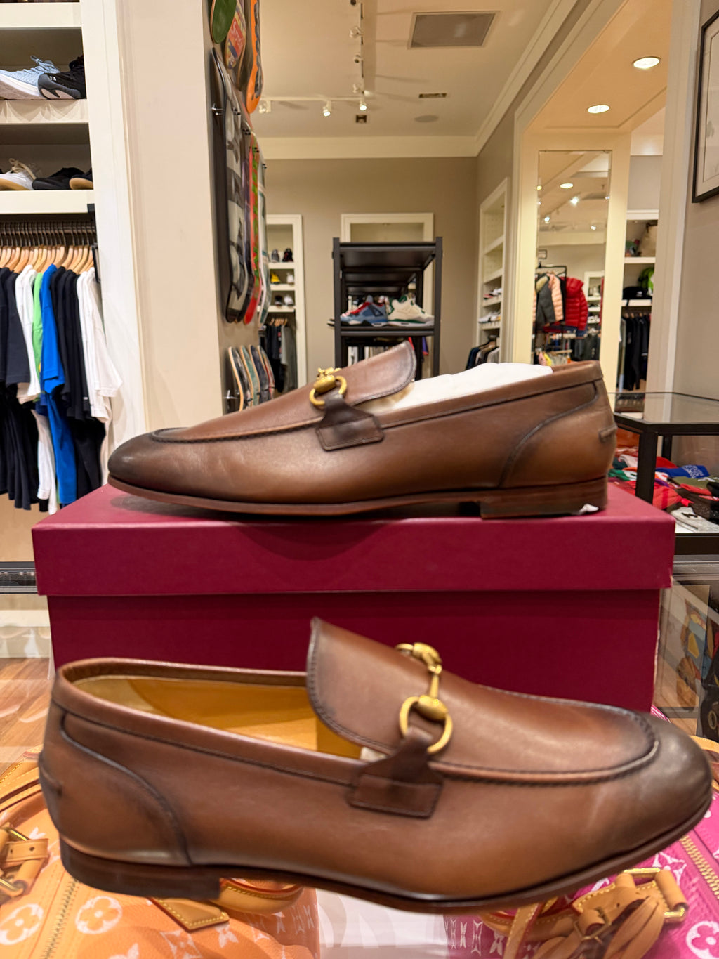 Gucci Jordaan Horsebit Loafers