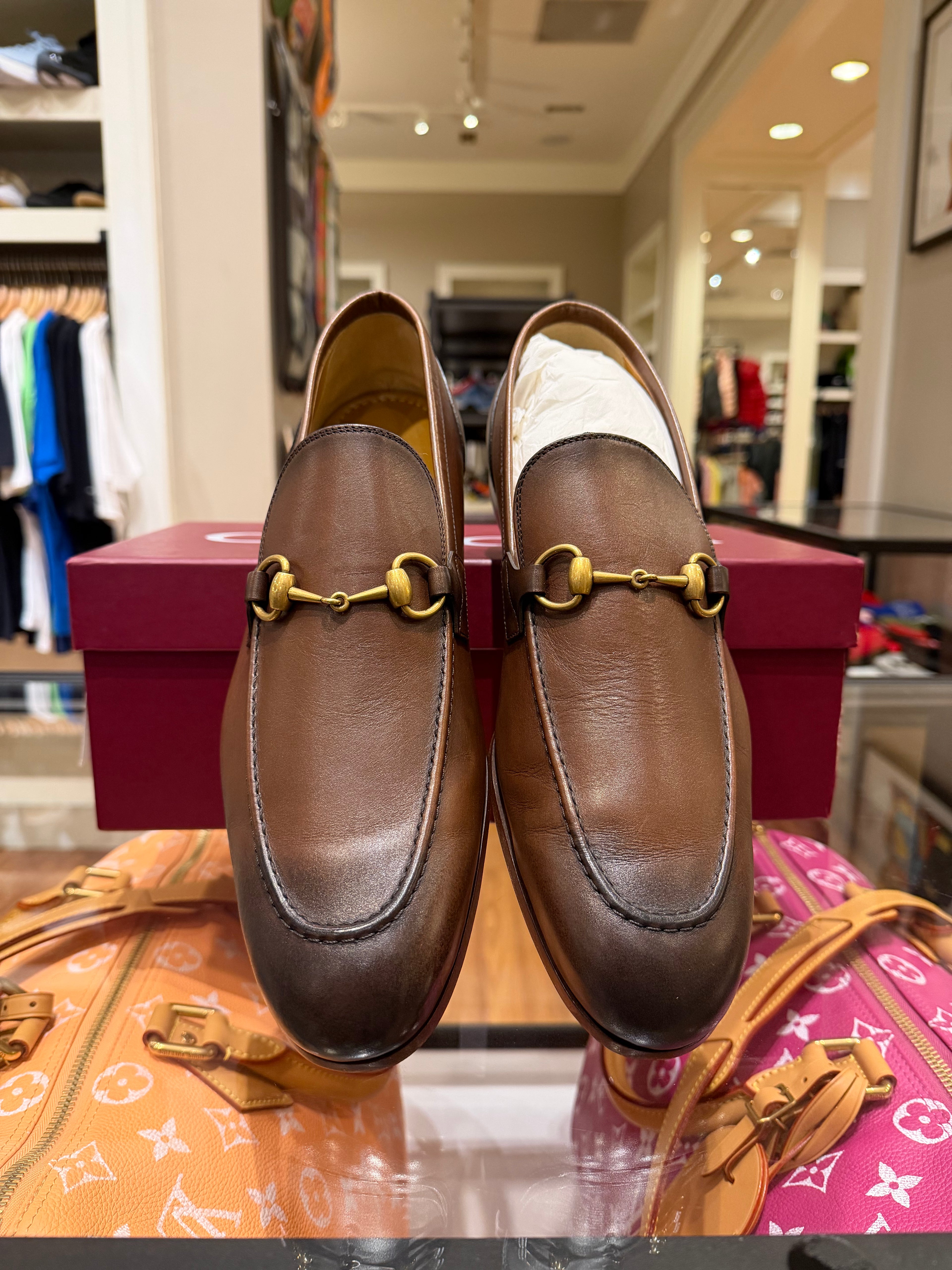 Gucci Jordaan Horsebit Loafers