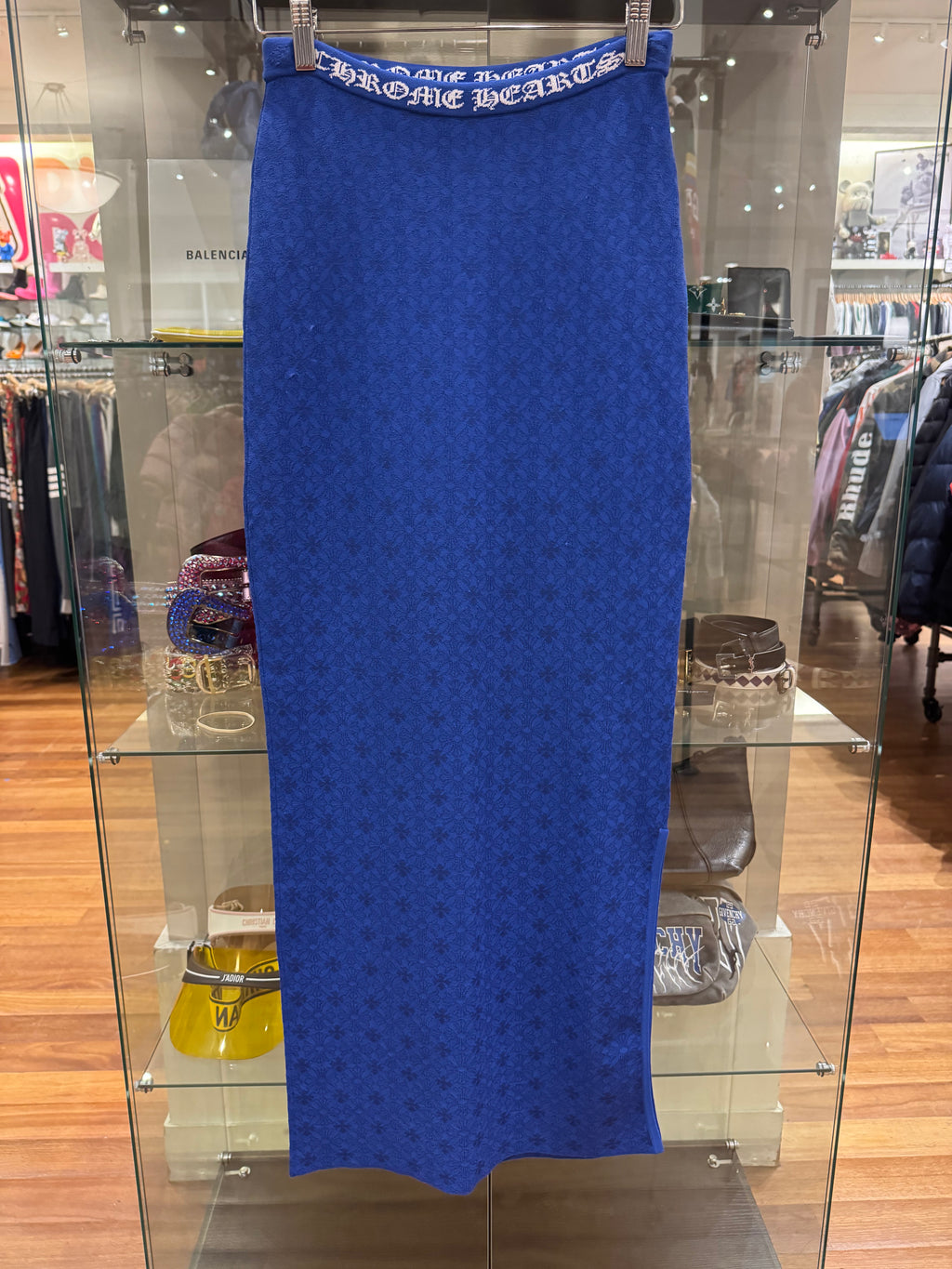 Chrome Hearts Monogram Maxi Skirt - Blue