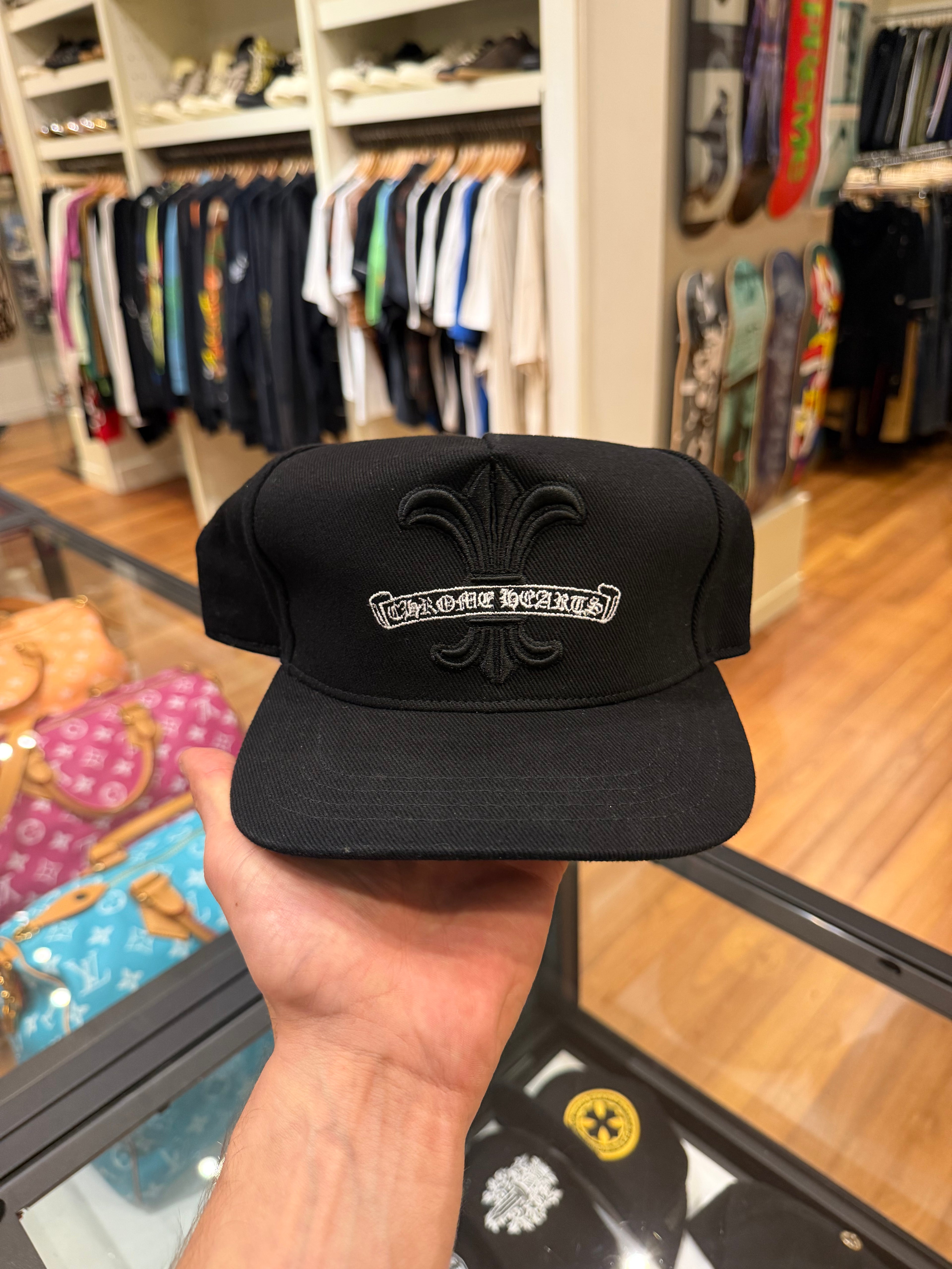 Chrome Hearts Fleur Scroll Hat