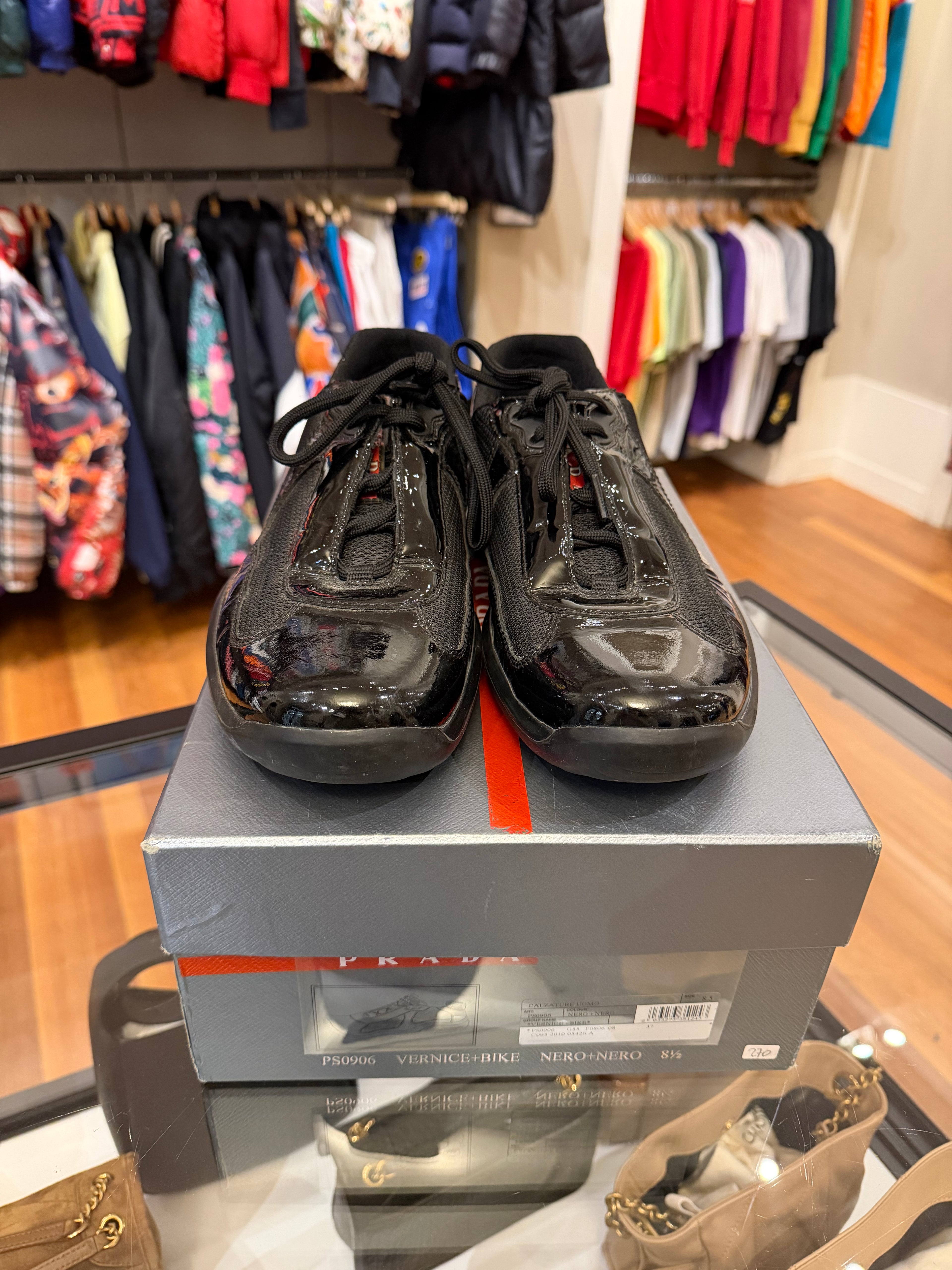 Prada America's Cup
Sneakers - Patent Black
