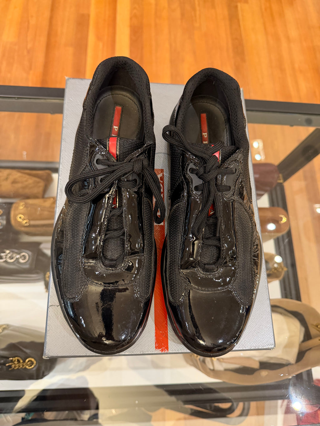 Prada America's Cup
Sneakers - Patent Black