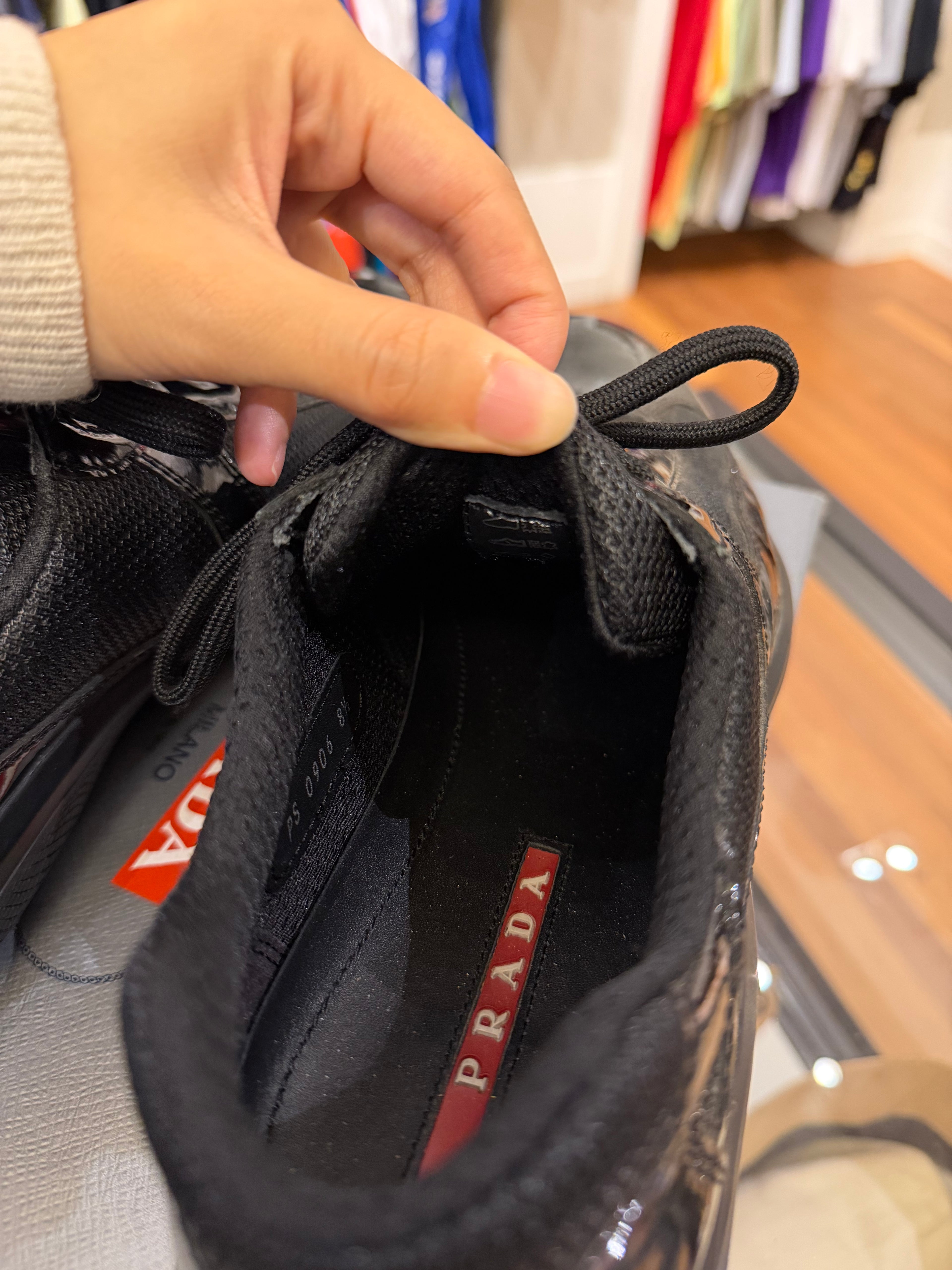 Prada America's Cup
Sneakers - Patent Black