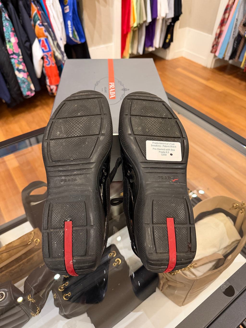 Prada America's Cup
Sneakers - Patent Black