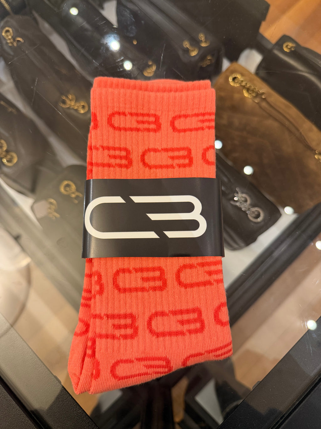 Concept Blue Socks - Orange