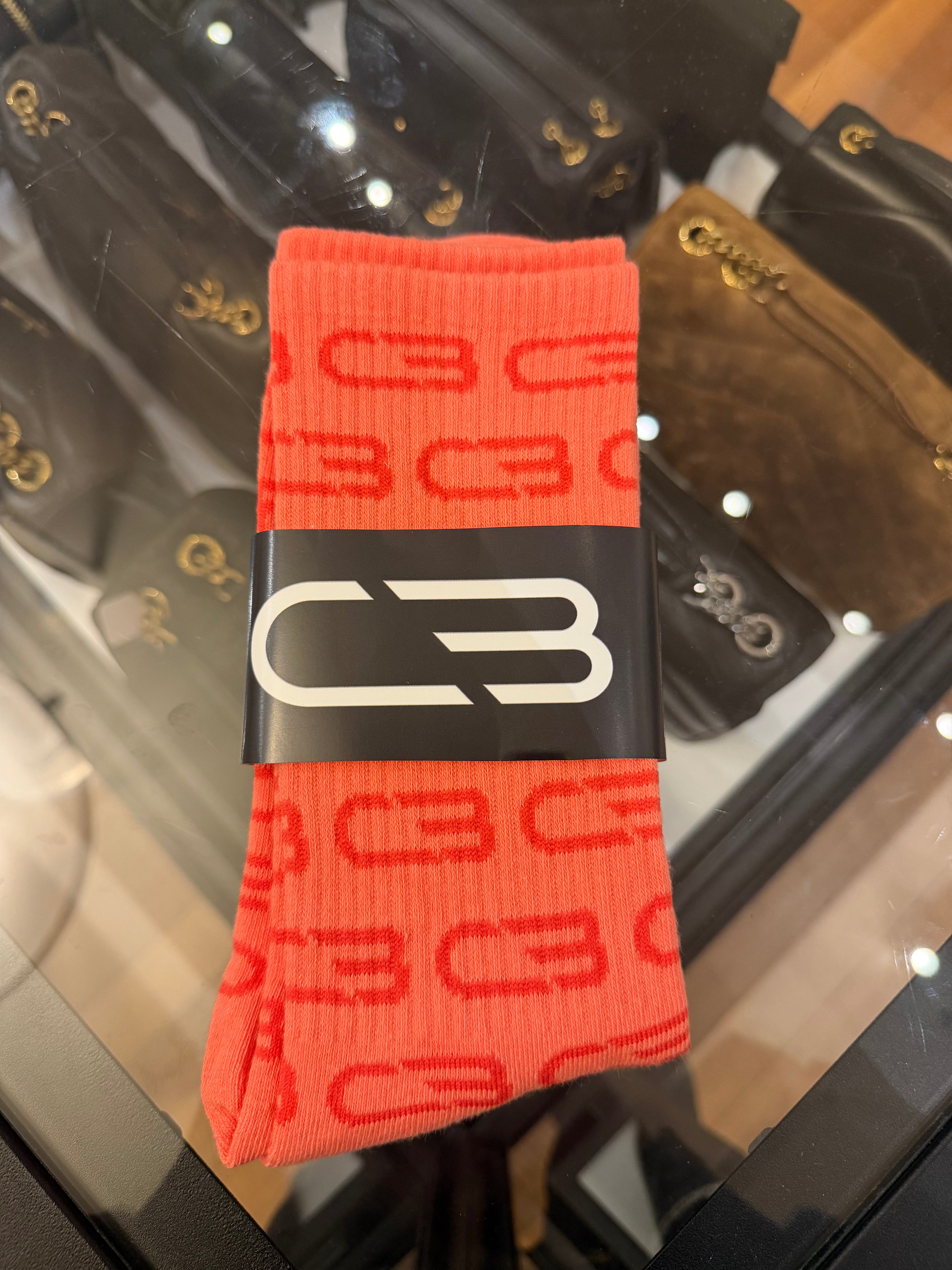 Concept Blue Socks - Orange