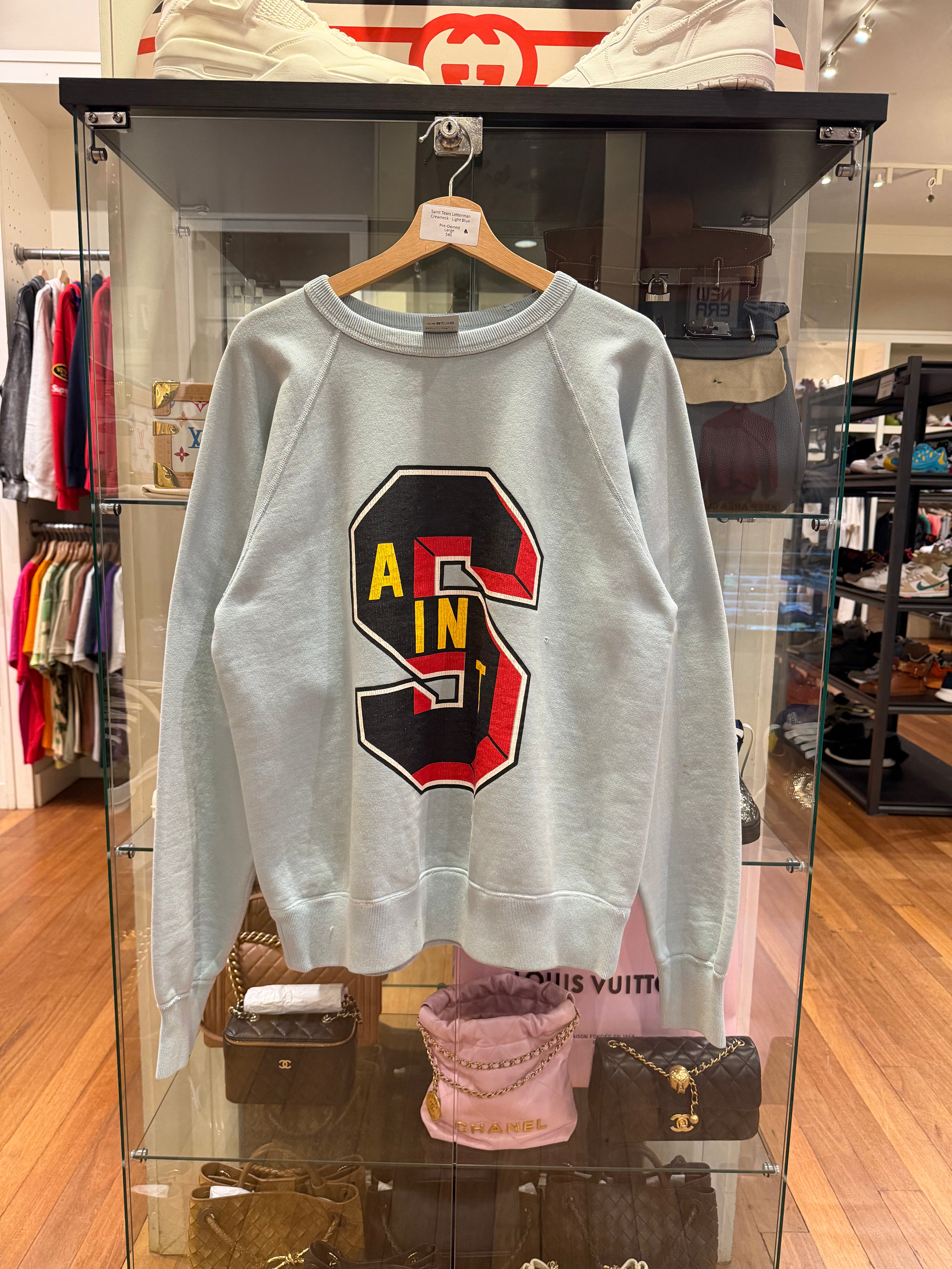 Saint Tears ST Letterman Crewneck