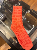 Concept Blue Socks - Orange